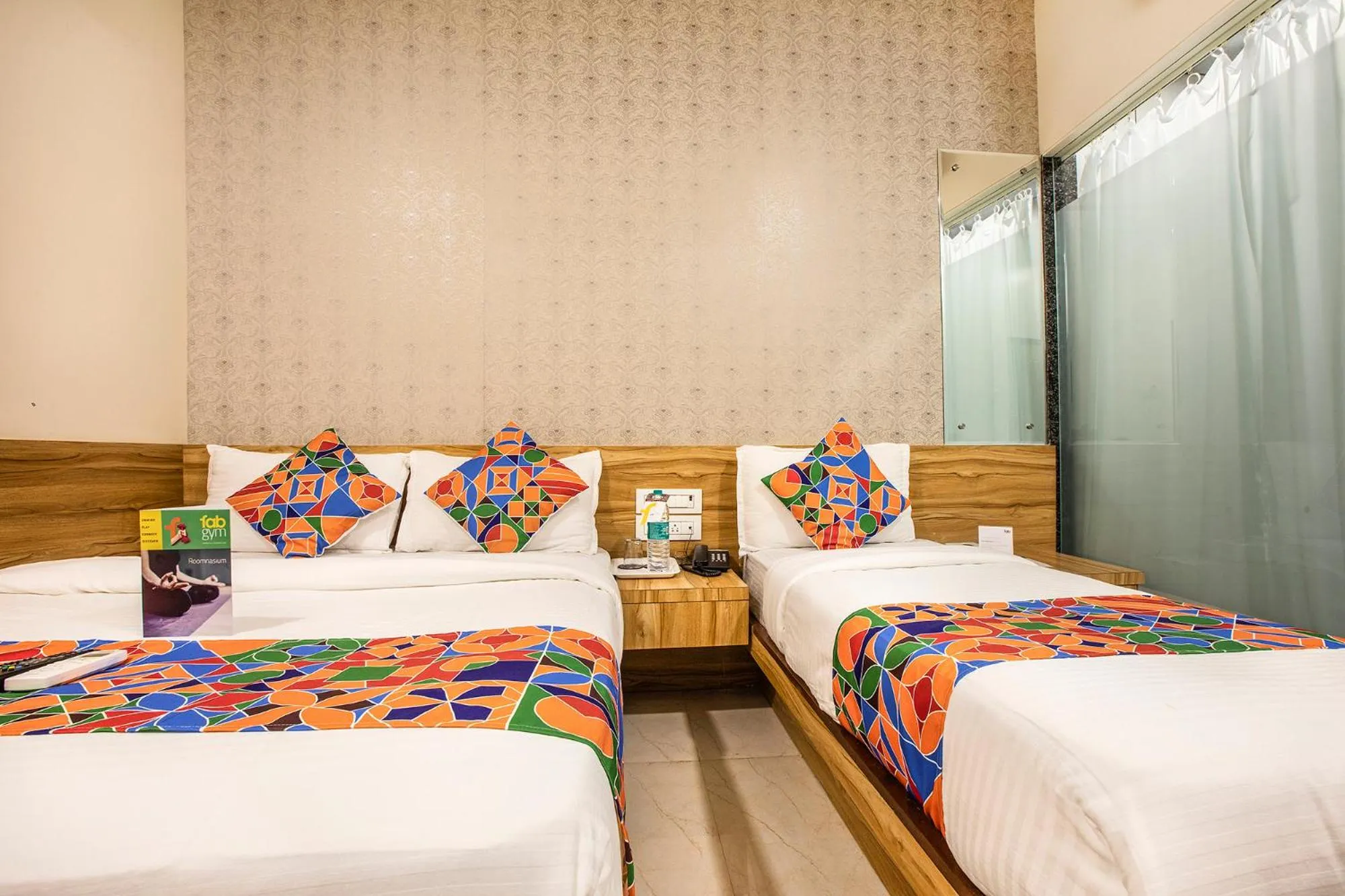 Bed in FabHotel Marol Metro