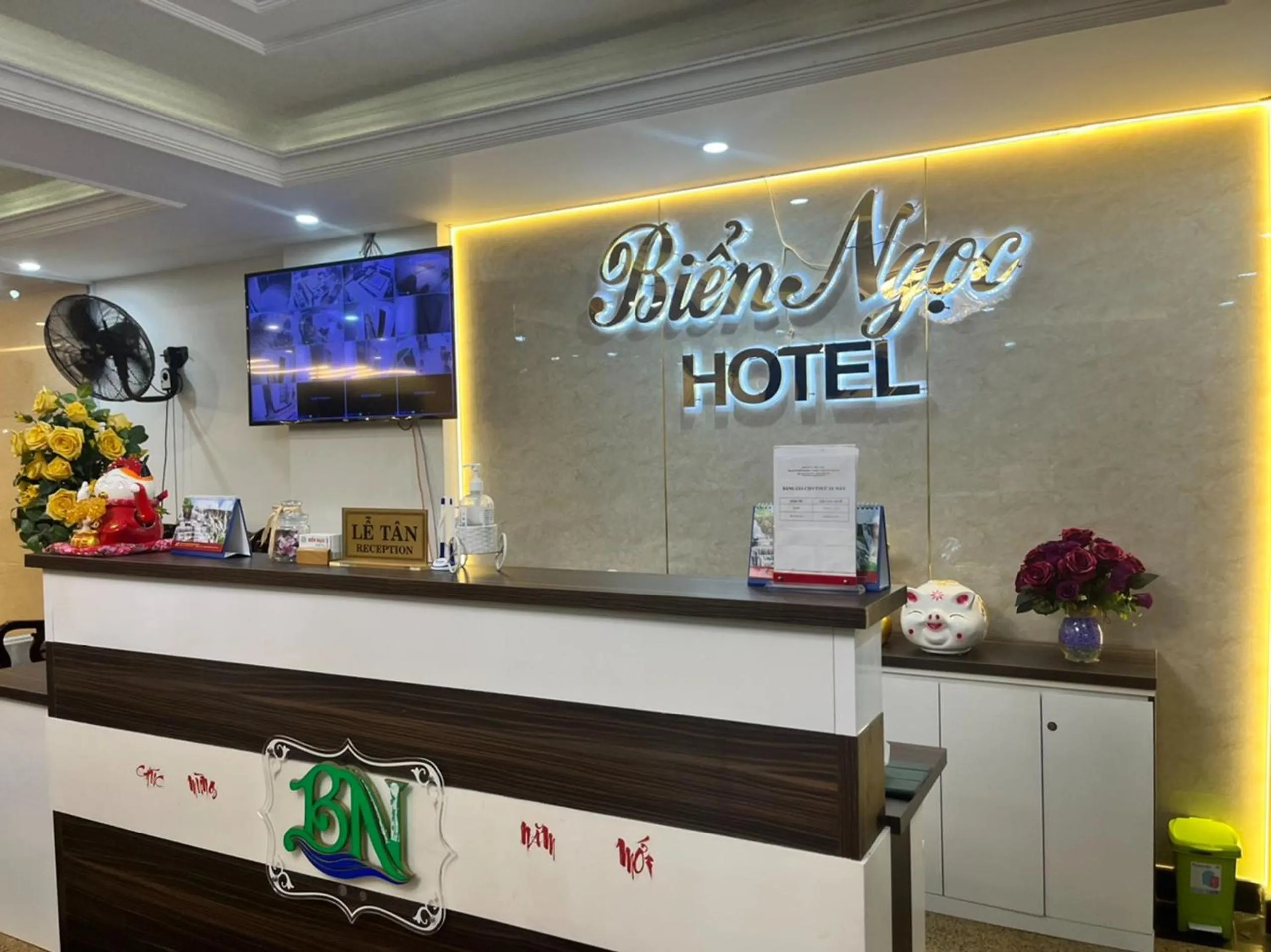 Lobby or reception in Biển Ngọc Hotel