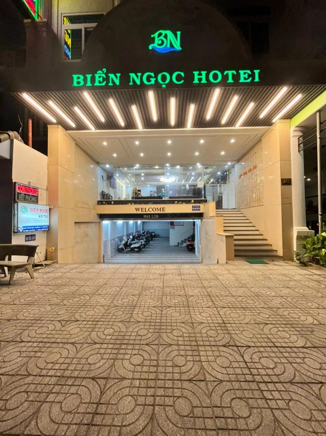 Facade/entrance in Biển Ngọc Hotel