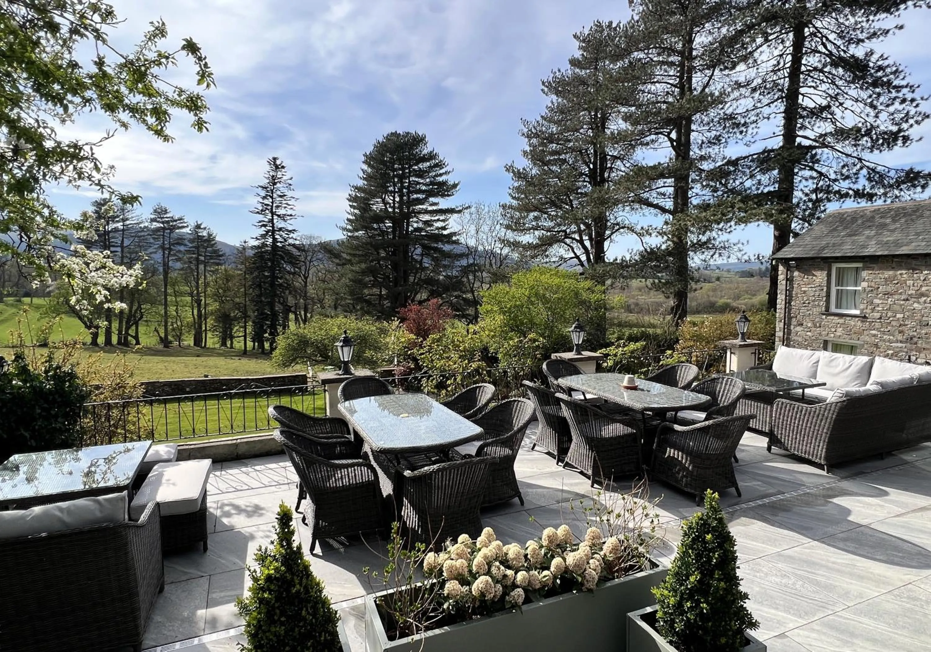 Balcony/Terrace in Ravenstone Lodge Country House Hotel