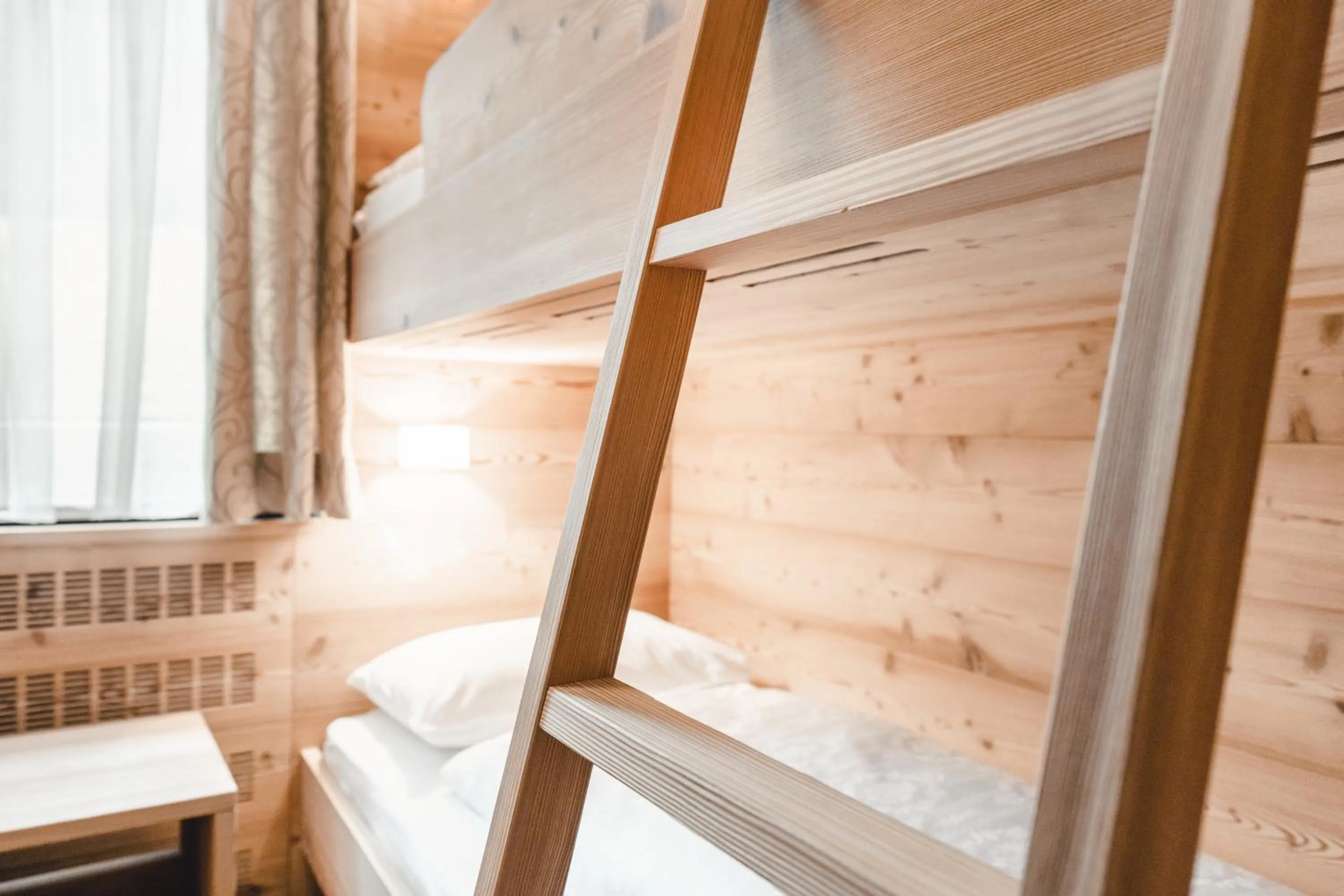 Bathroom, Bed in Kristiania Small Dolomites Hotel