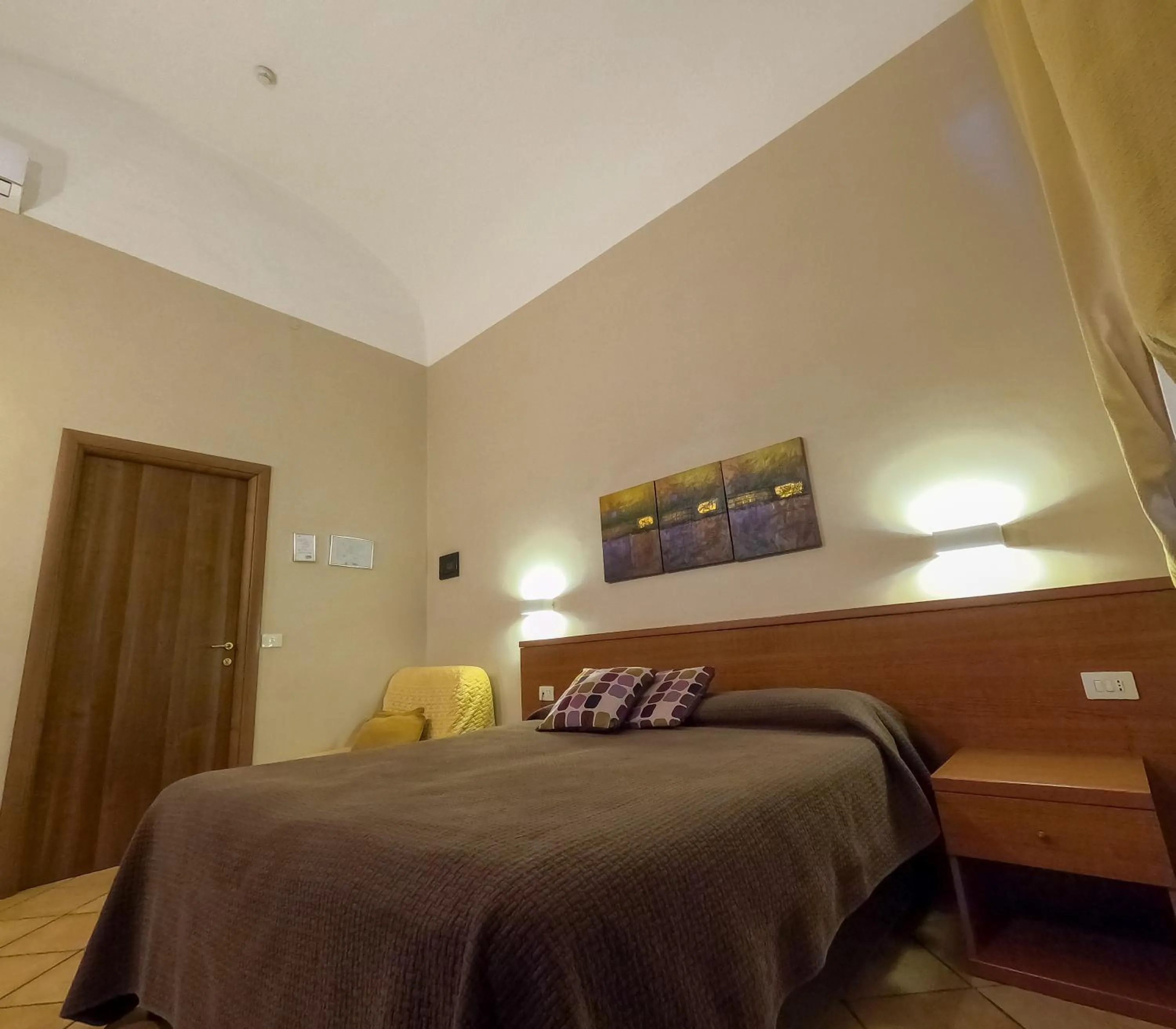 Bed in Hotel Cervia