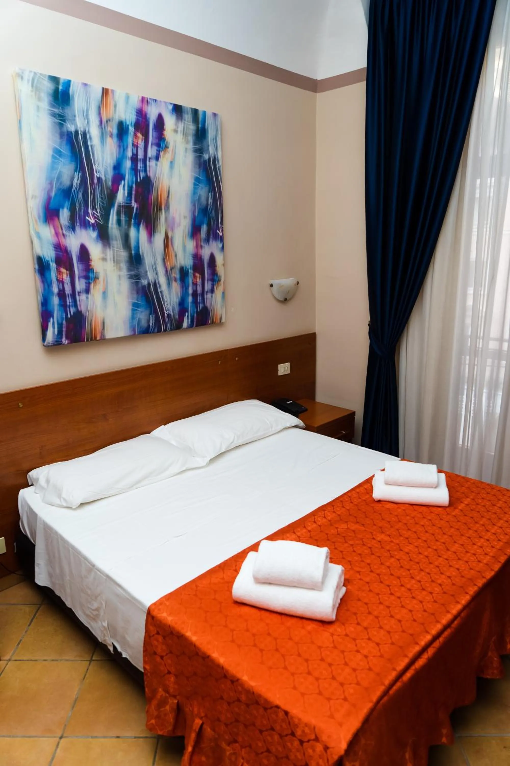Bed in Hotel Cervia