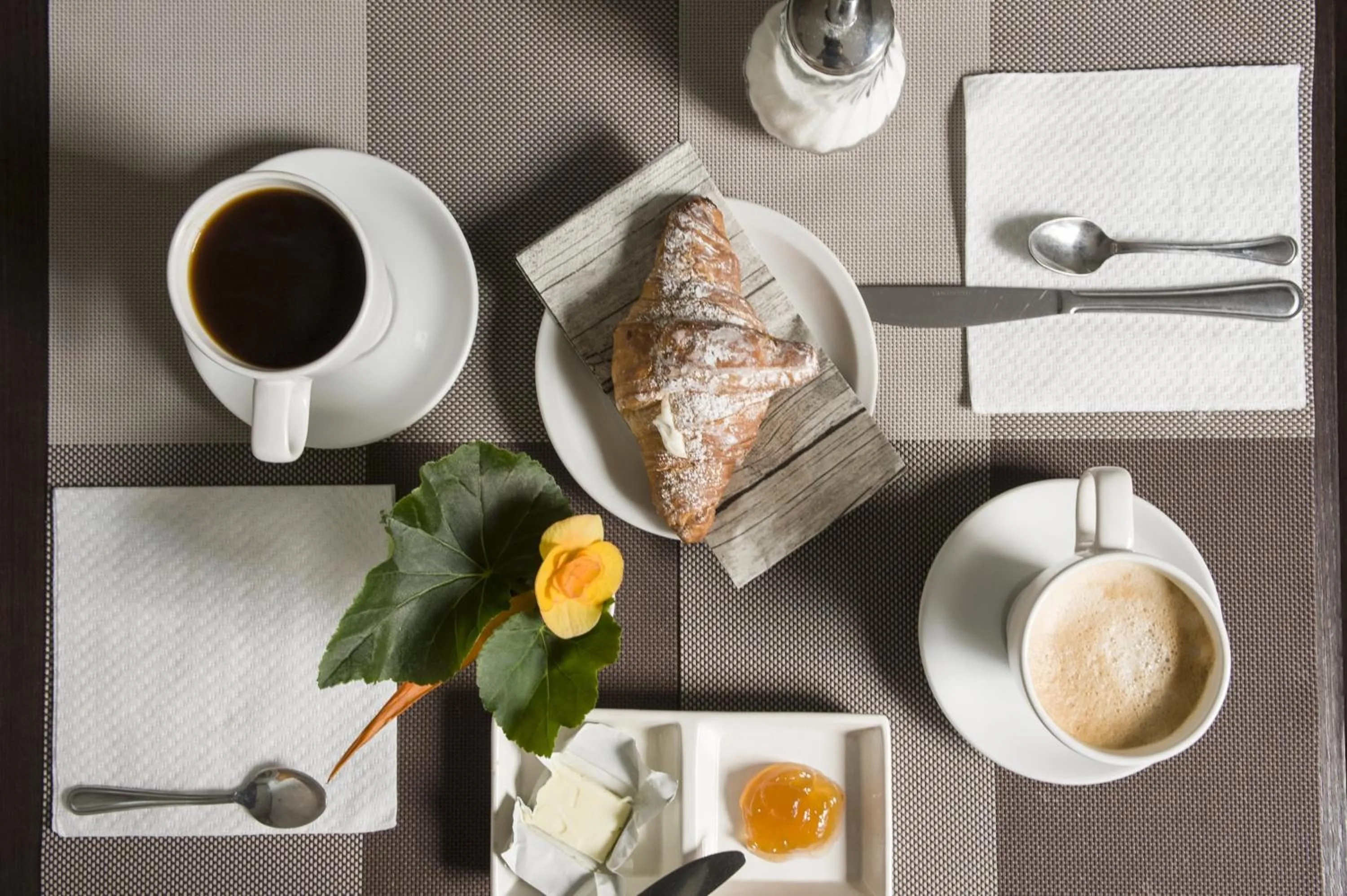 Continental breakfast in Hotel Cervia