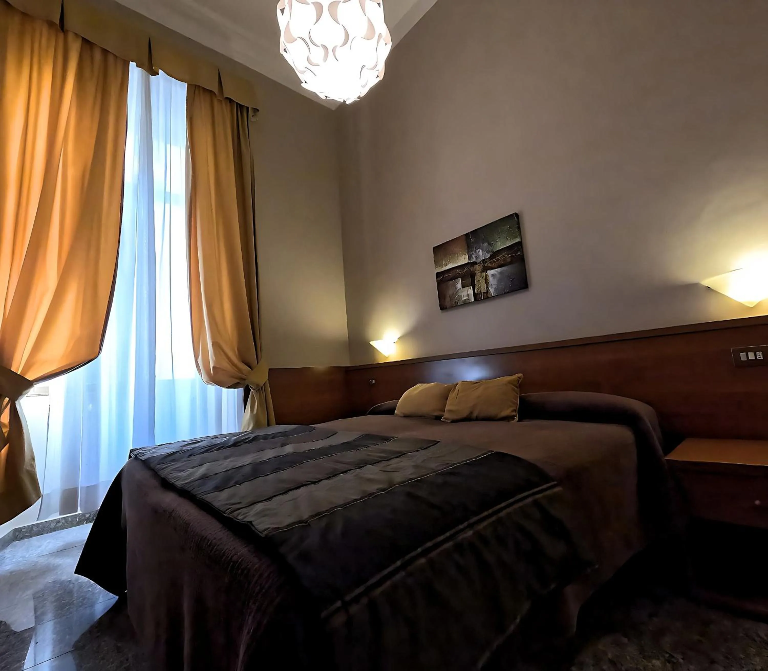 Bed in Hotel Cervia