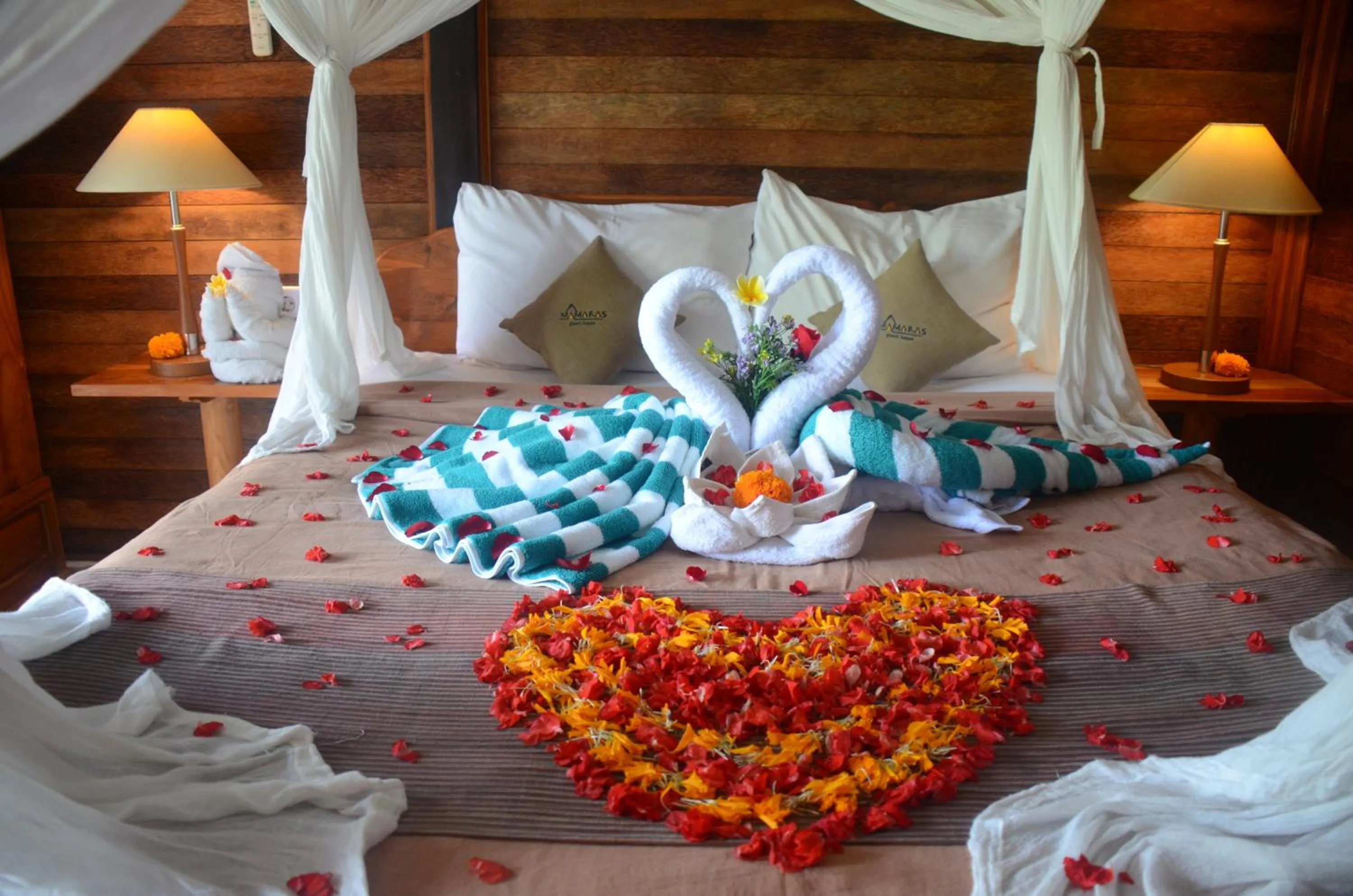 Bed in Mamaras Guest House