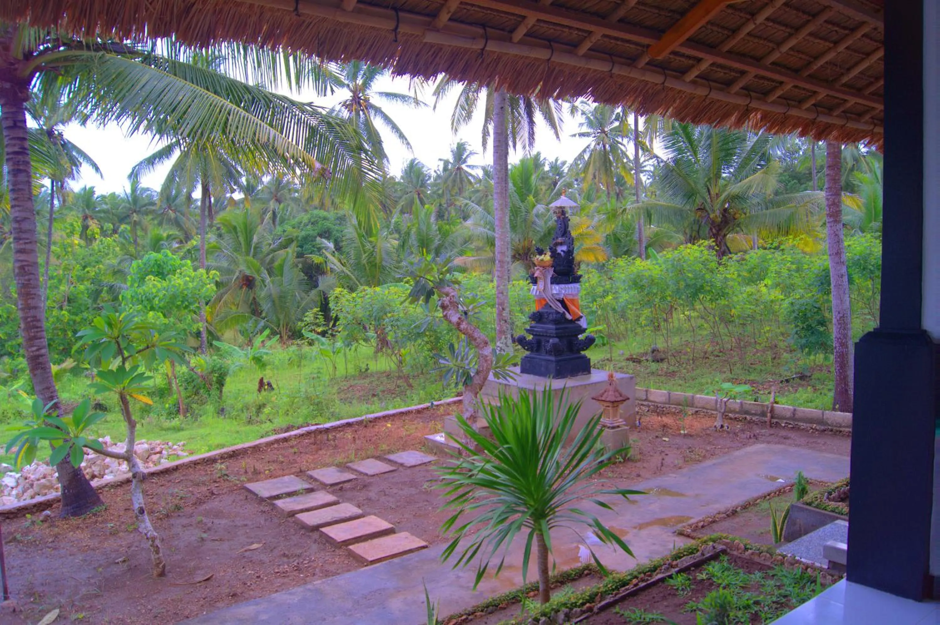 Garden in Mamaras Guest House