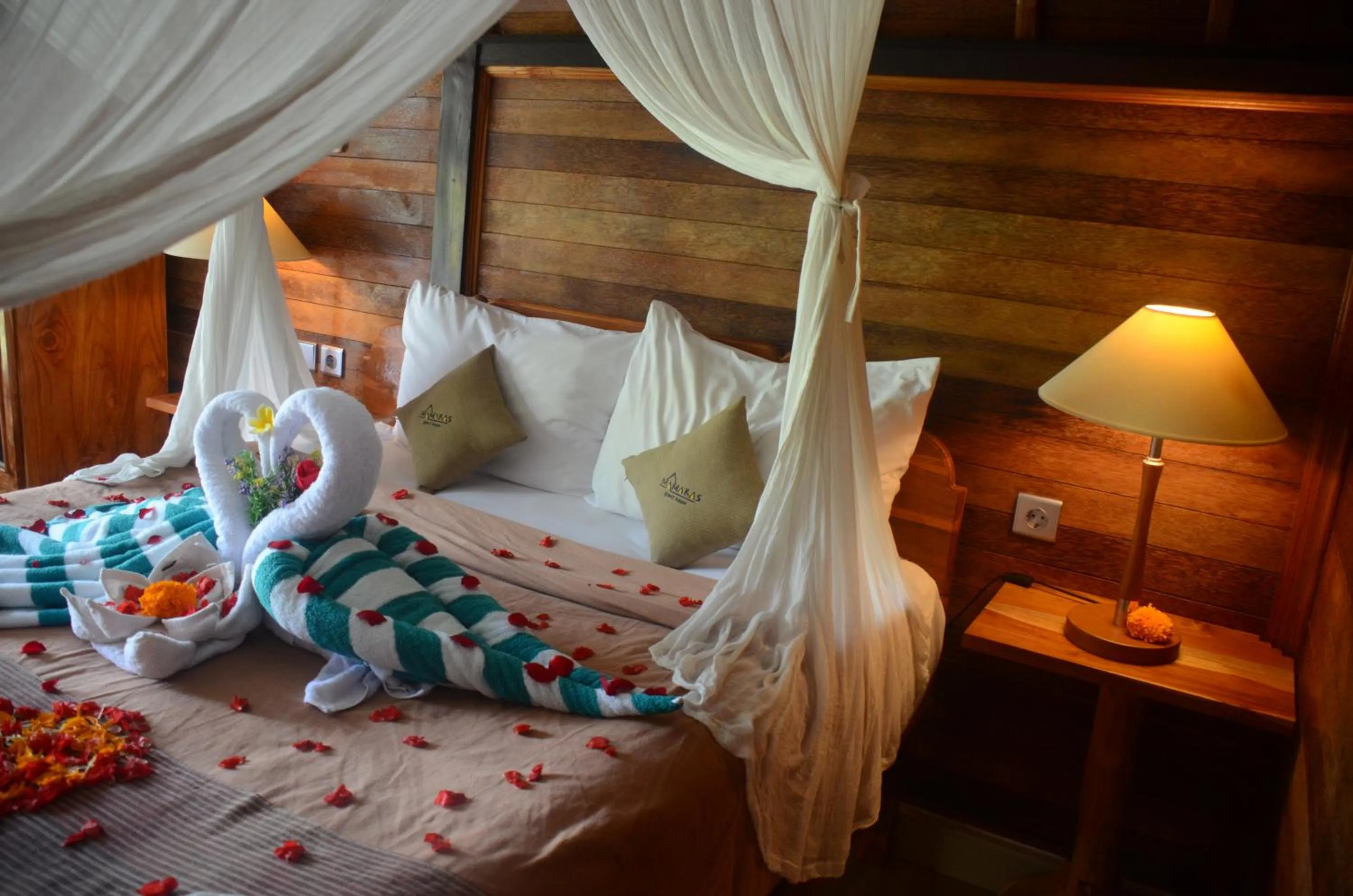 Bed in Mamaras Guest House