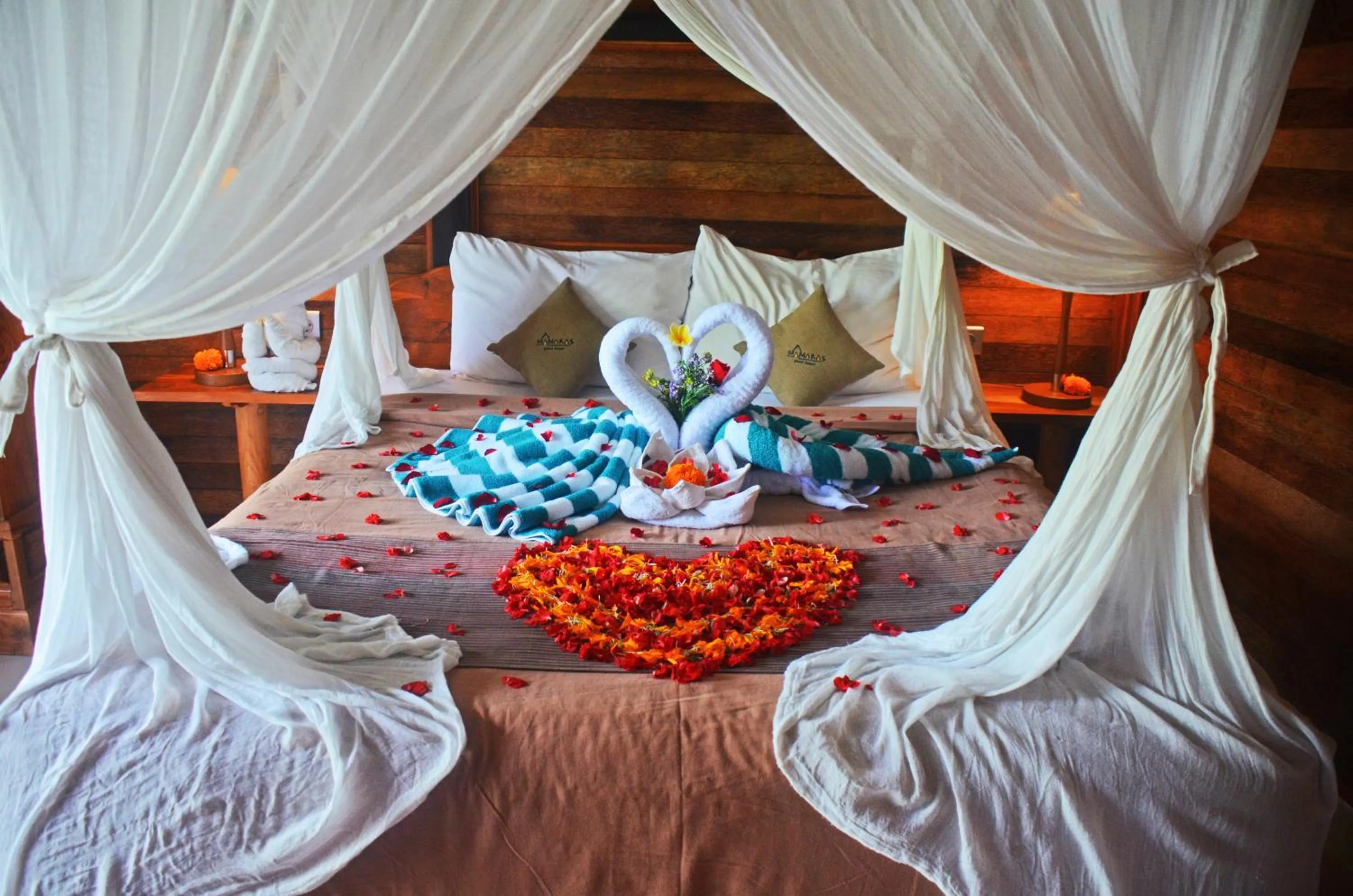 Bed in Mamaras Guest House