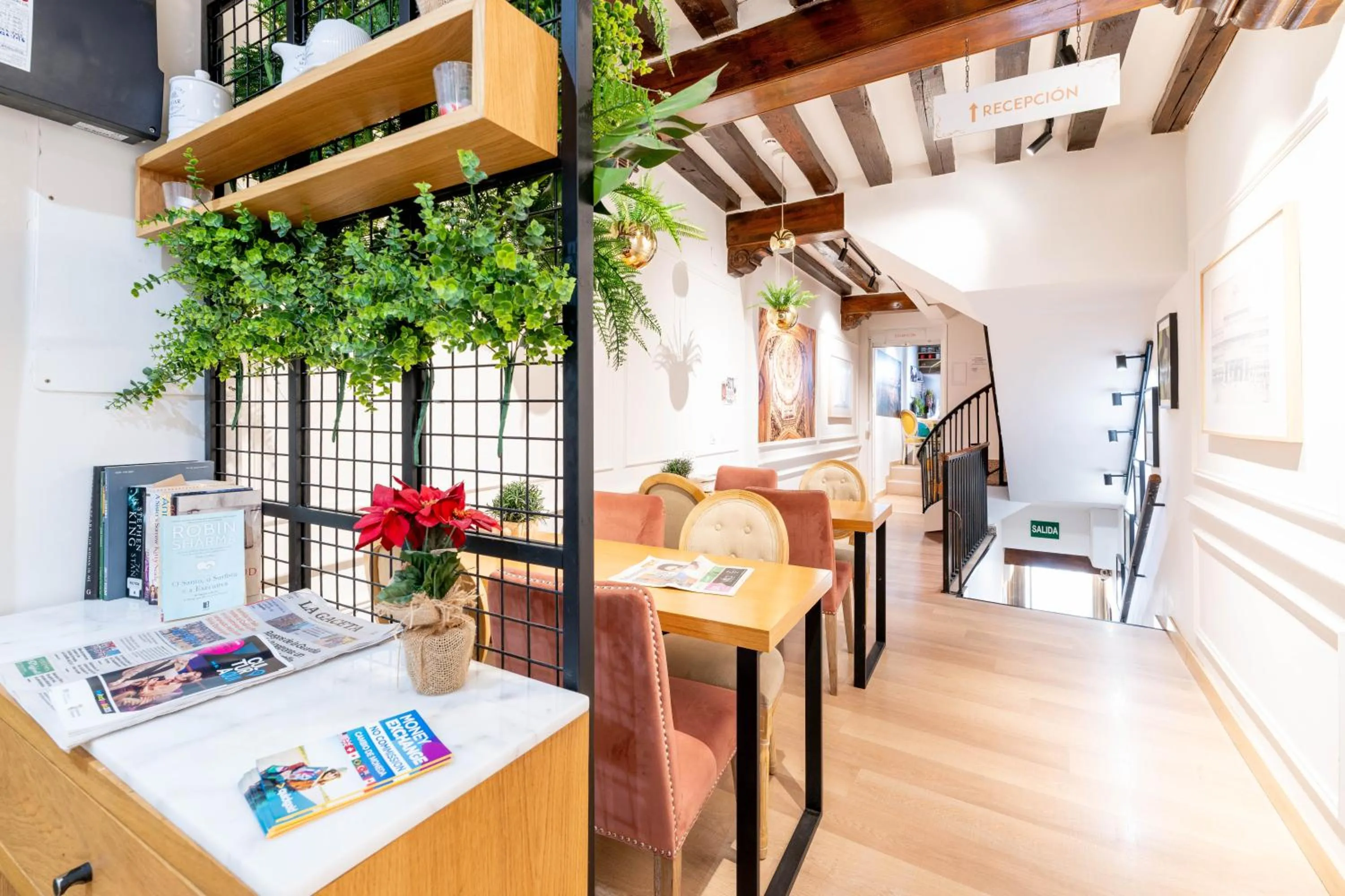 Lobby or reception in Hospedium Plaza Mayor Salamanca