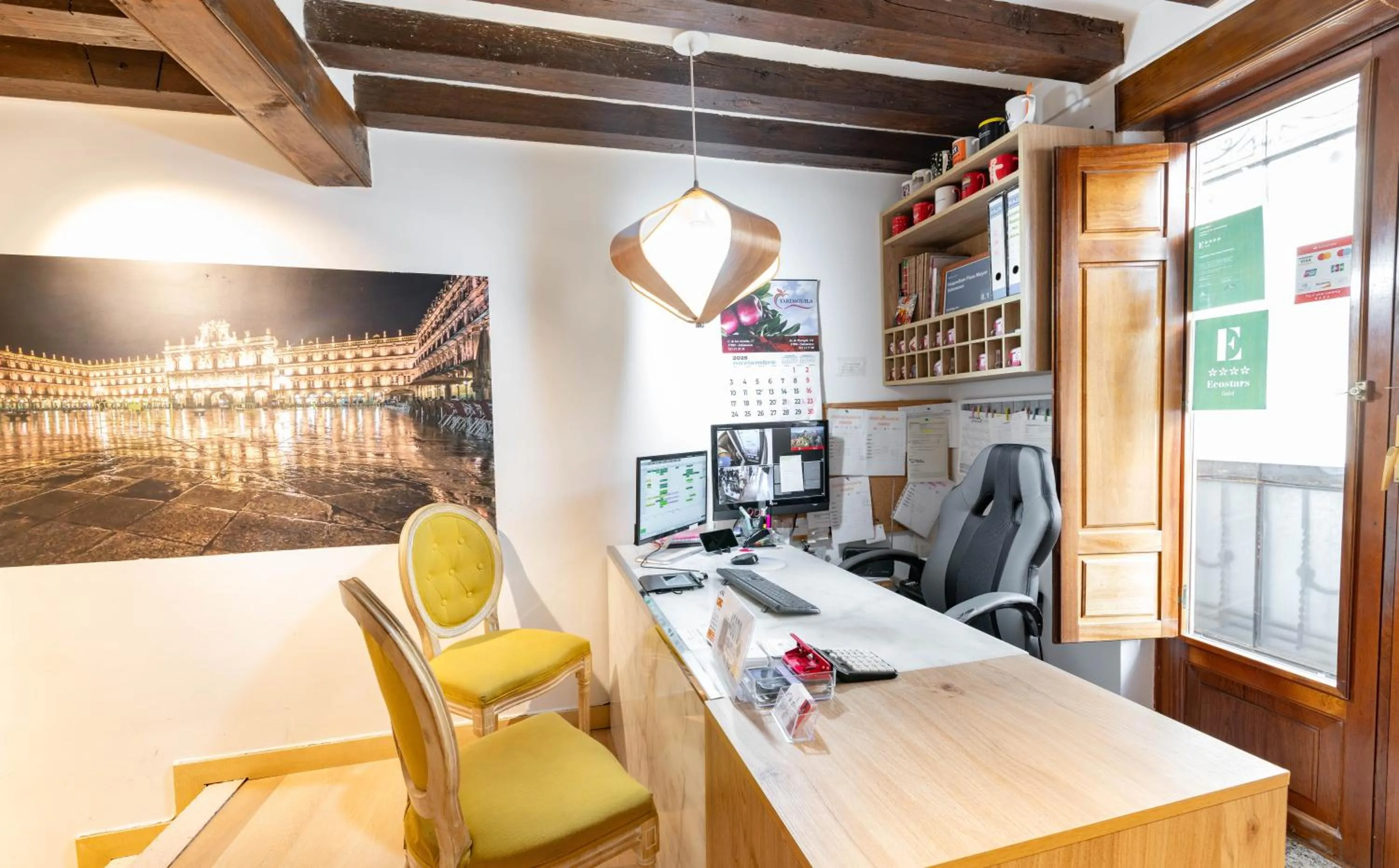 Lobby or reception in Hospedium Plaza Mayor Salamanca