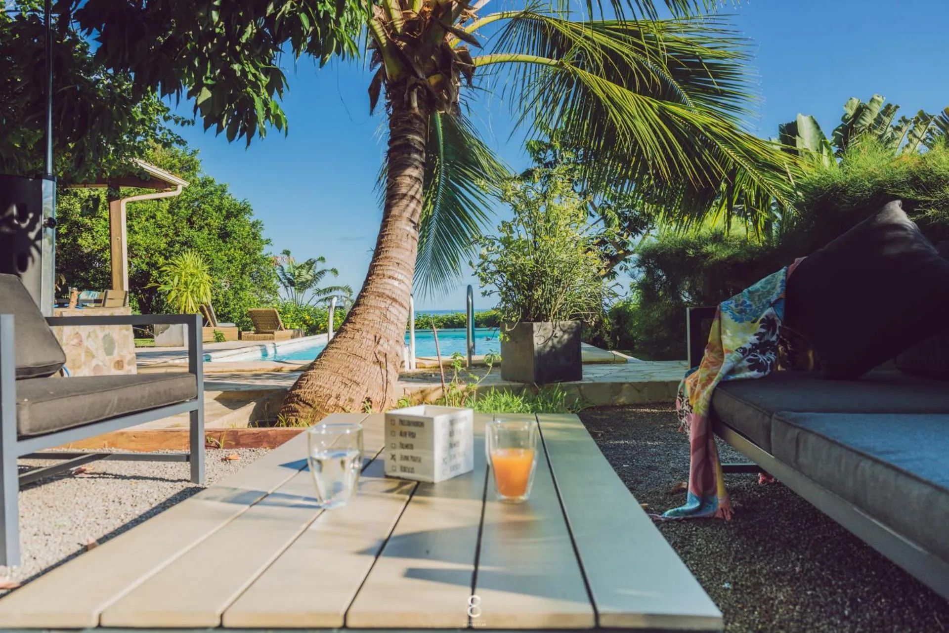 Garden view in Villa d’ô