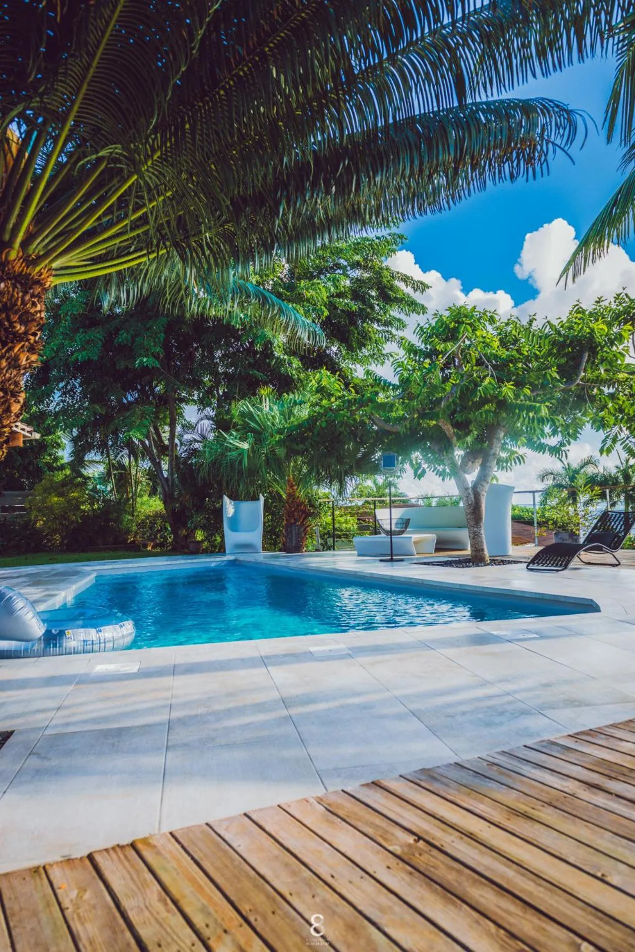 Garden view in Villa d’ô