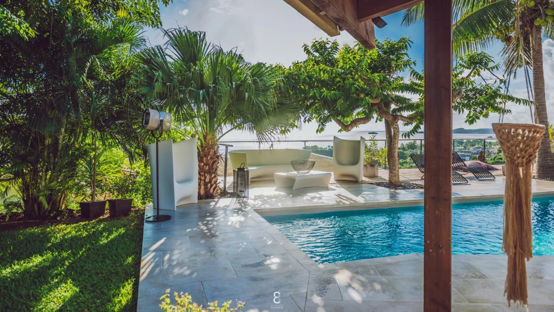 Garden view in Villa d’ô