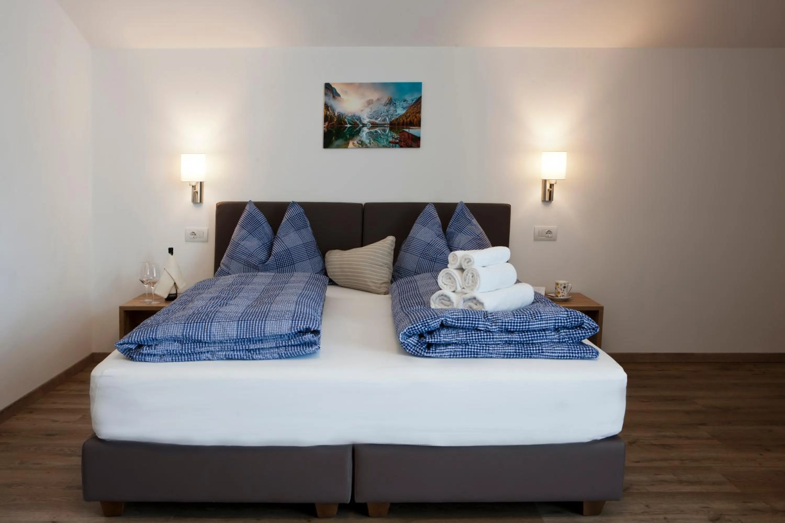 Photo of the whole room, Bed in B&B Hotel Sonneck