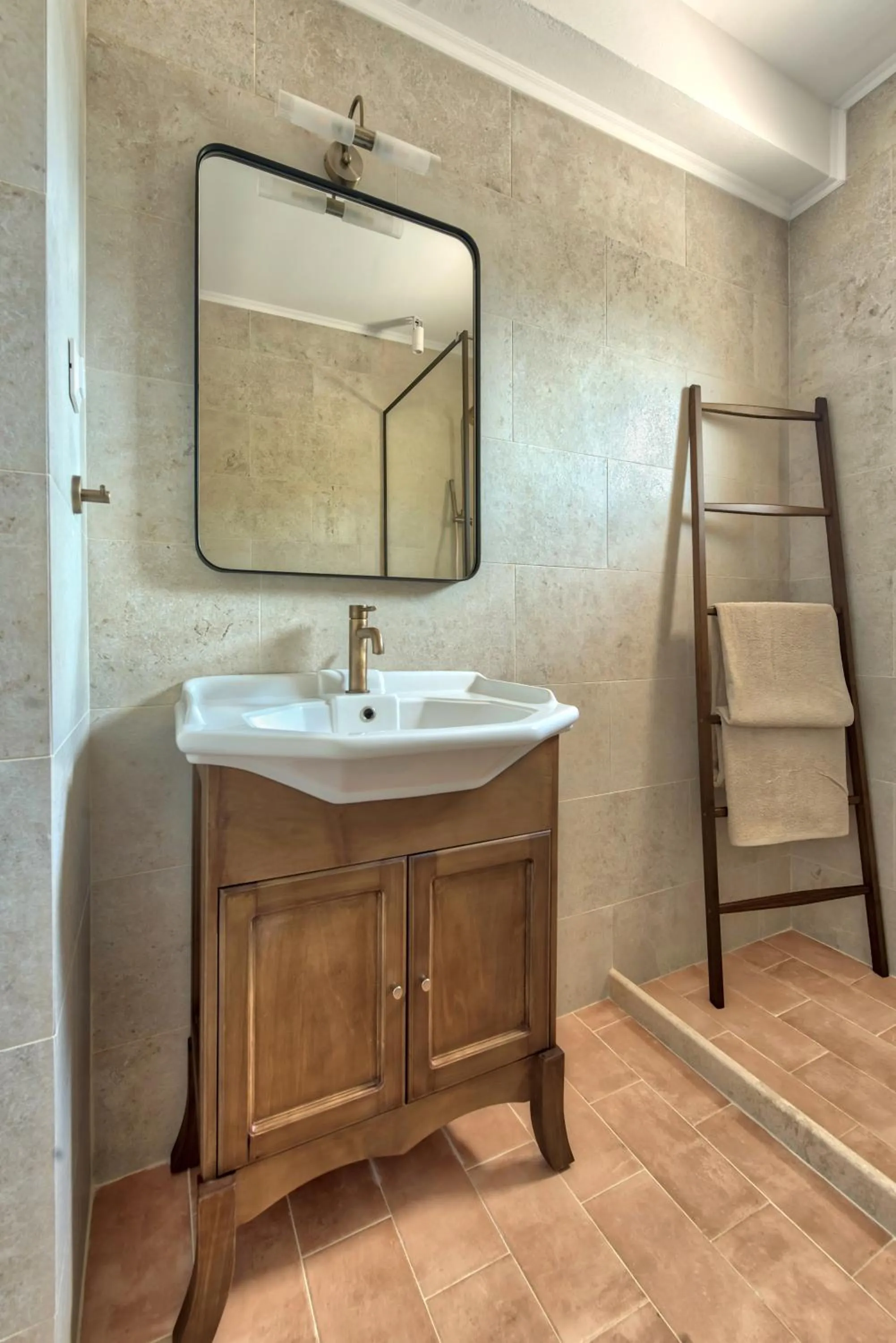 Bathroom in Erietta Aparthotel