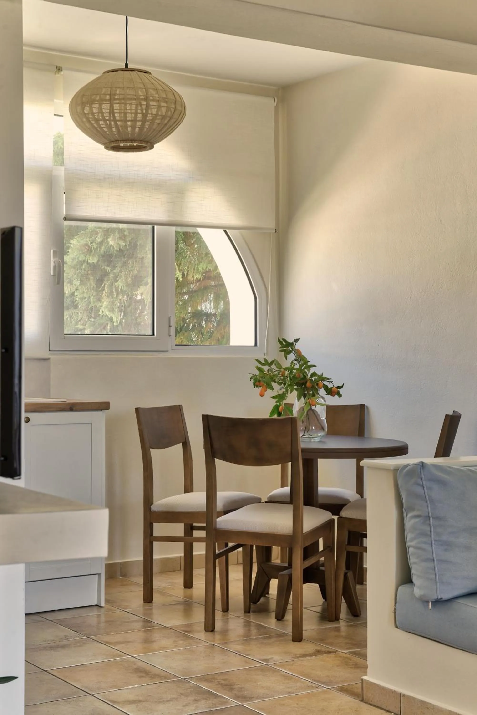 Seating area in Erietta Aparthotel