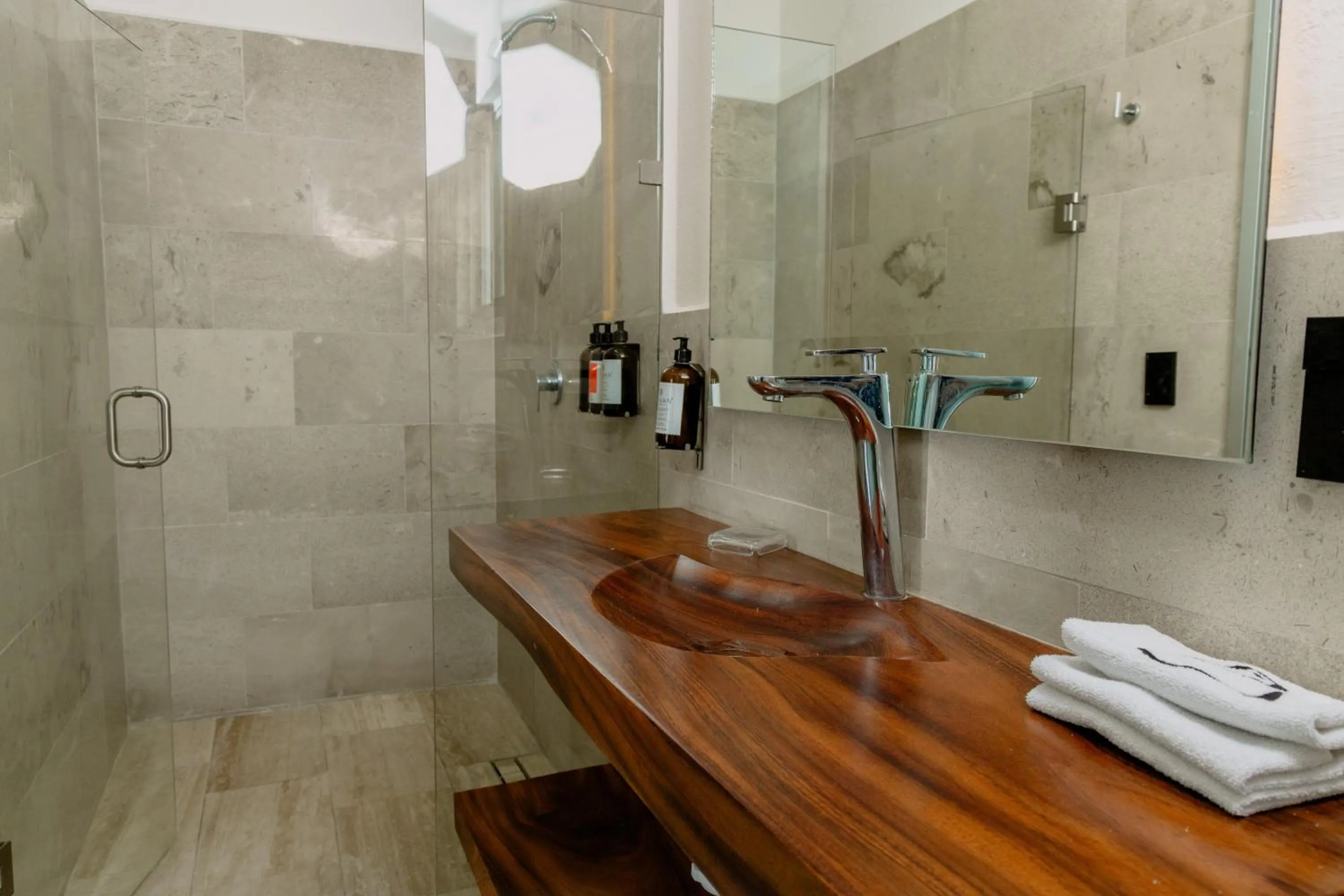 Bathroom in Bungalows Zicatela