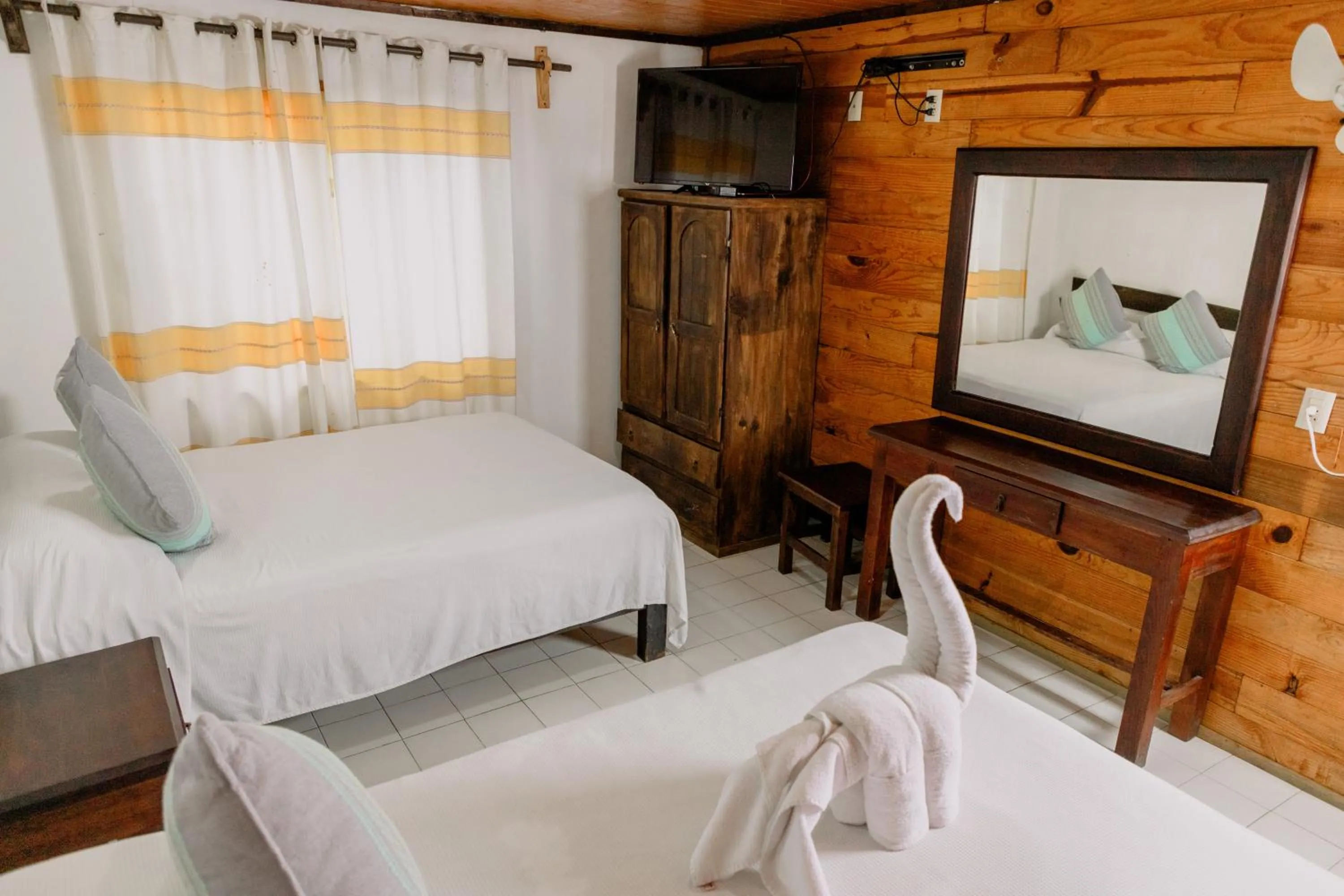 Bed in Bungalows Zicatela