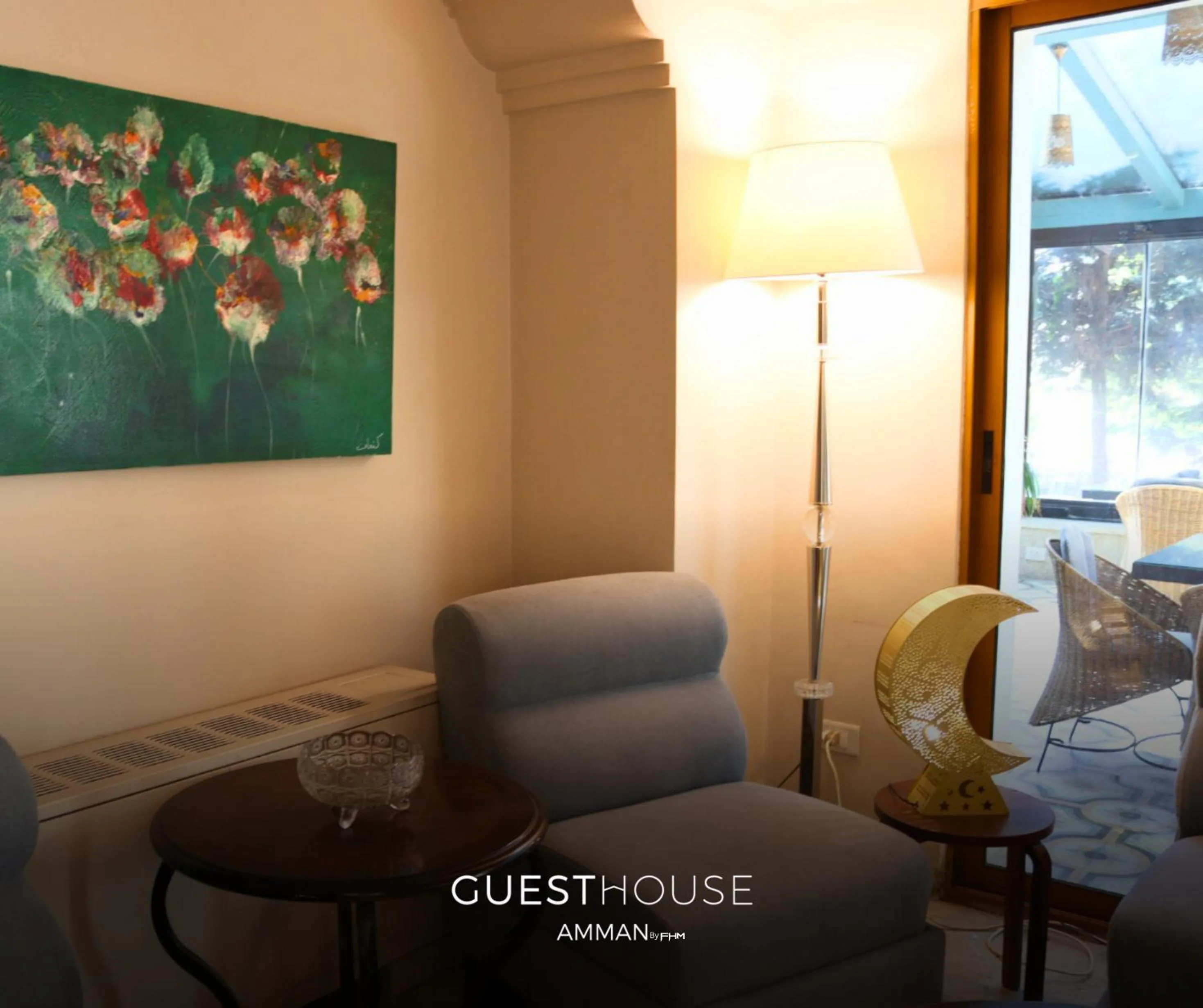 Lobby or reception in Guest House Hotel Amman by FHM