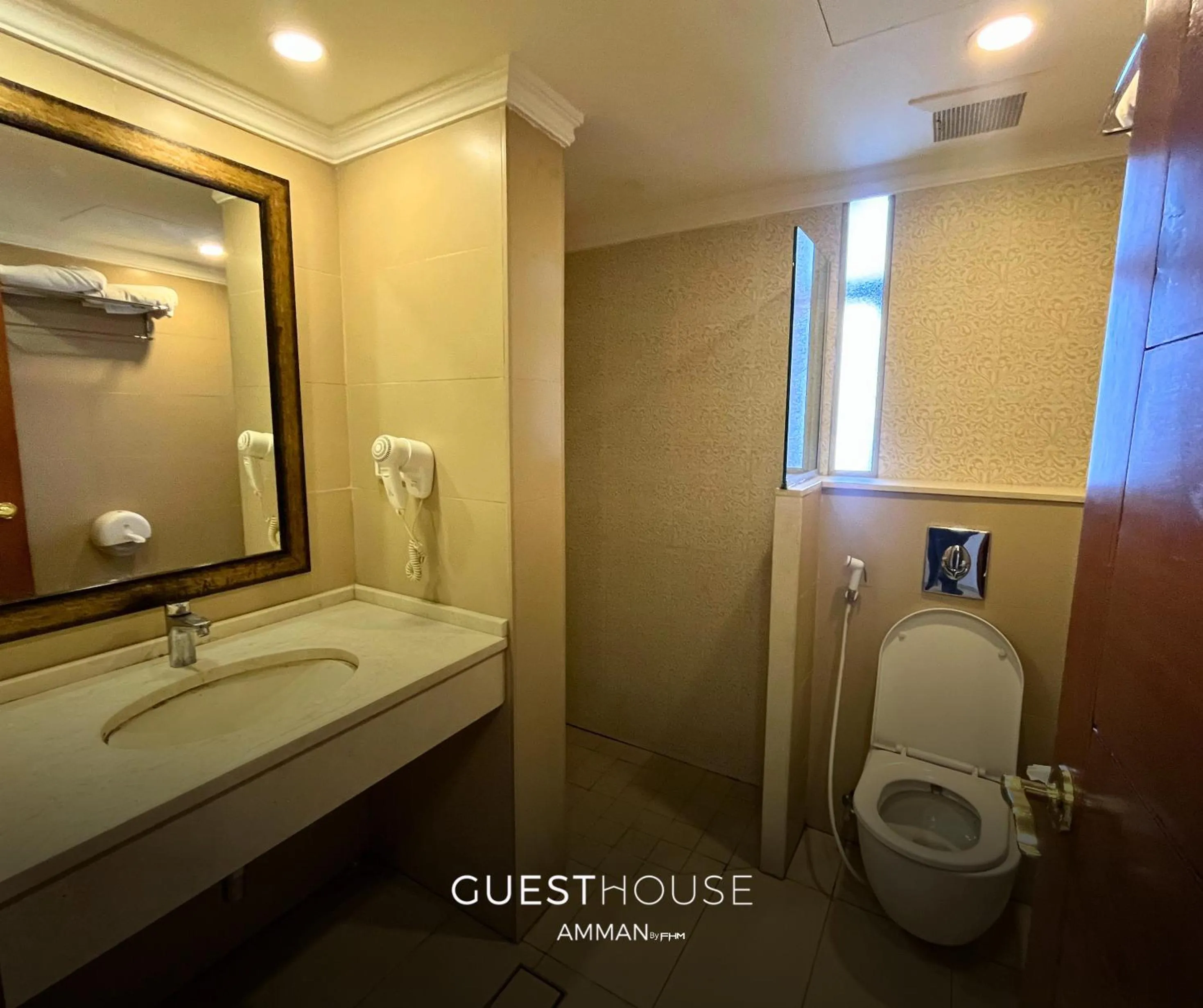 Bathroom in Guest House Hotel Amman by FHM