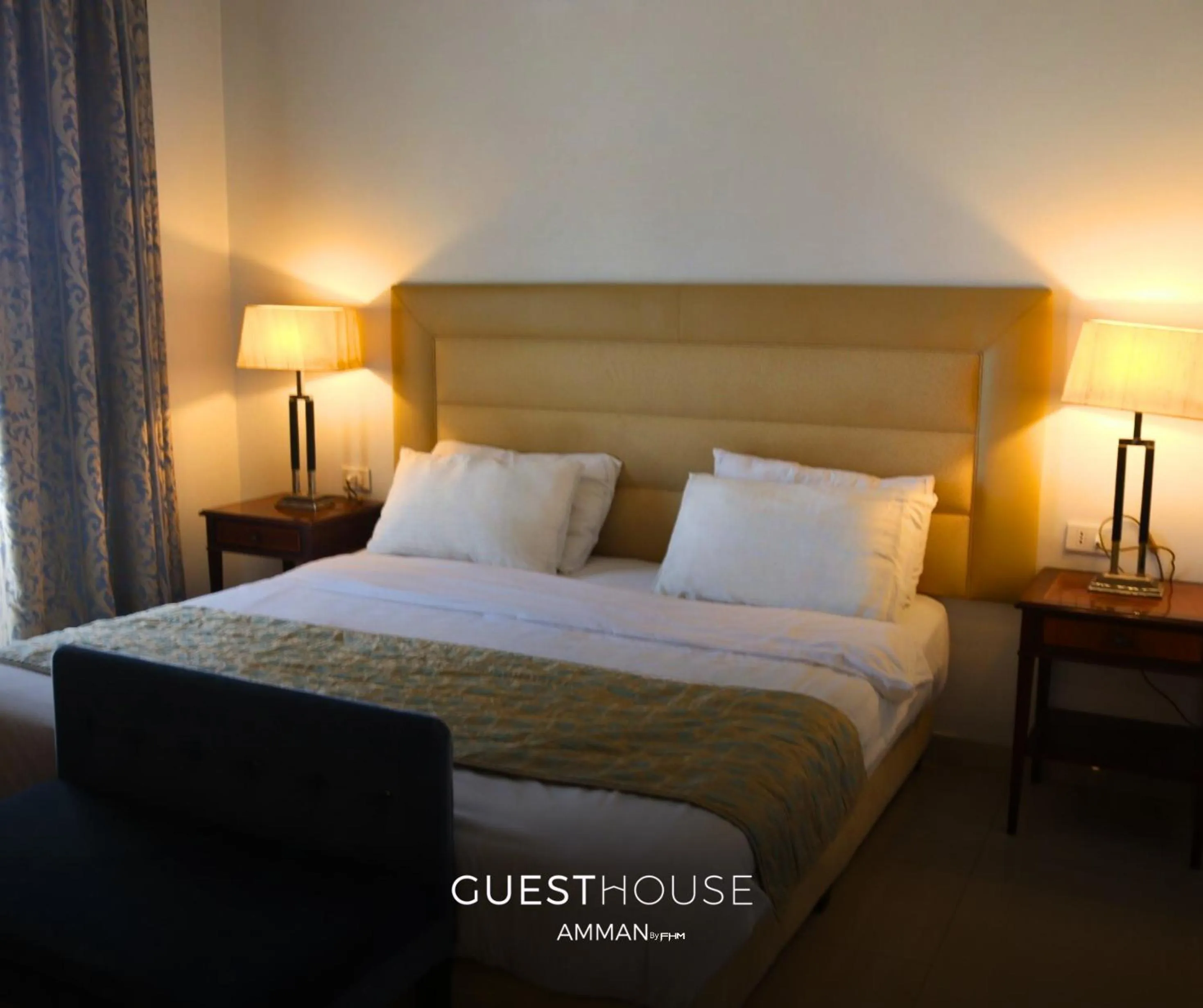 Bed in Guest House Hotel Amman by FHM