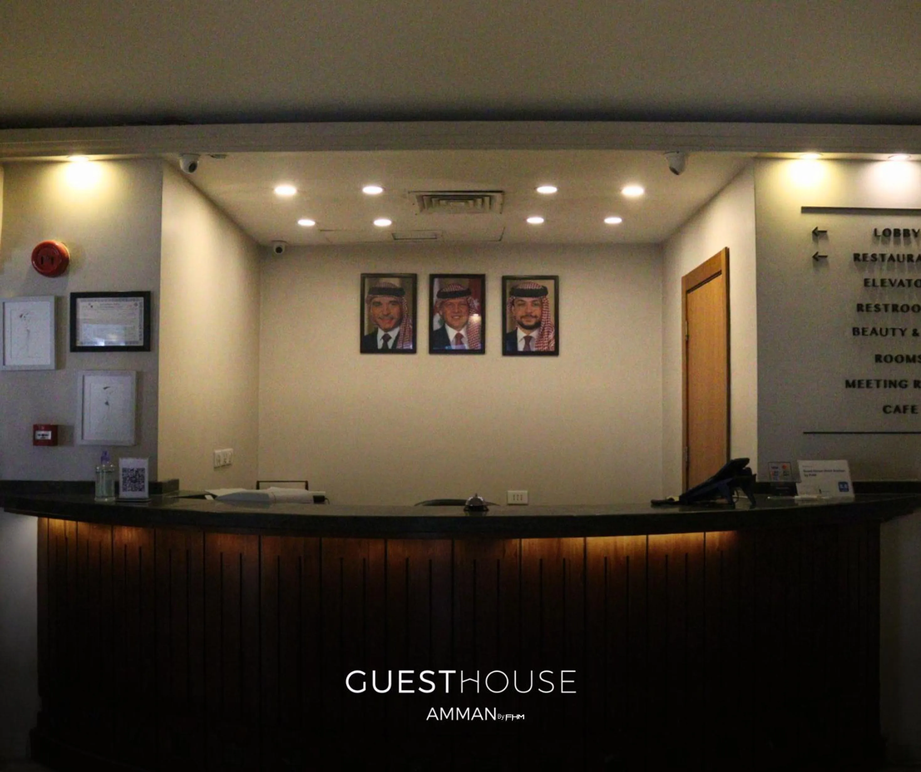 Lobby or reception in Guest House Hotel Amman by FHM