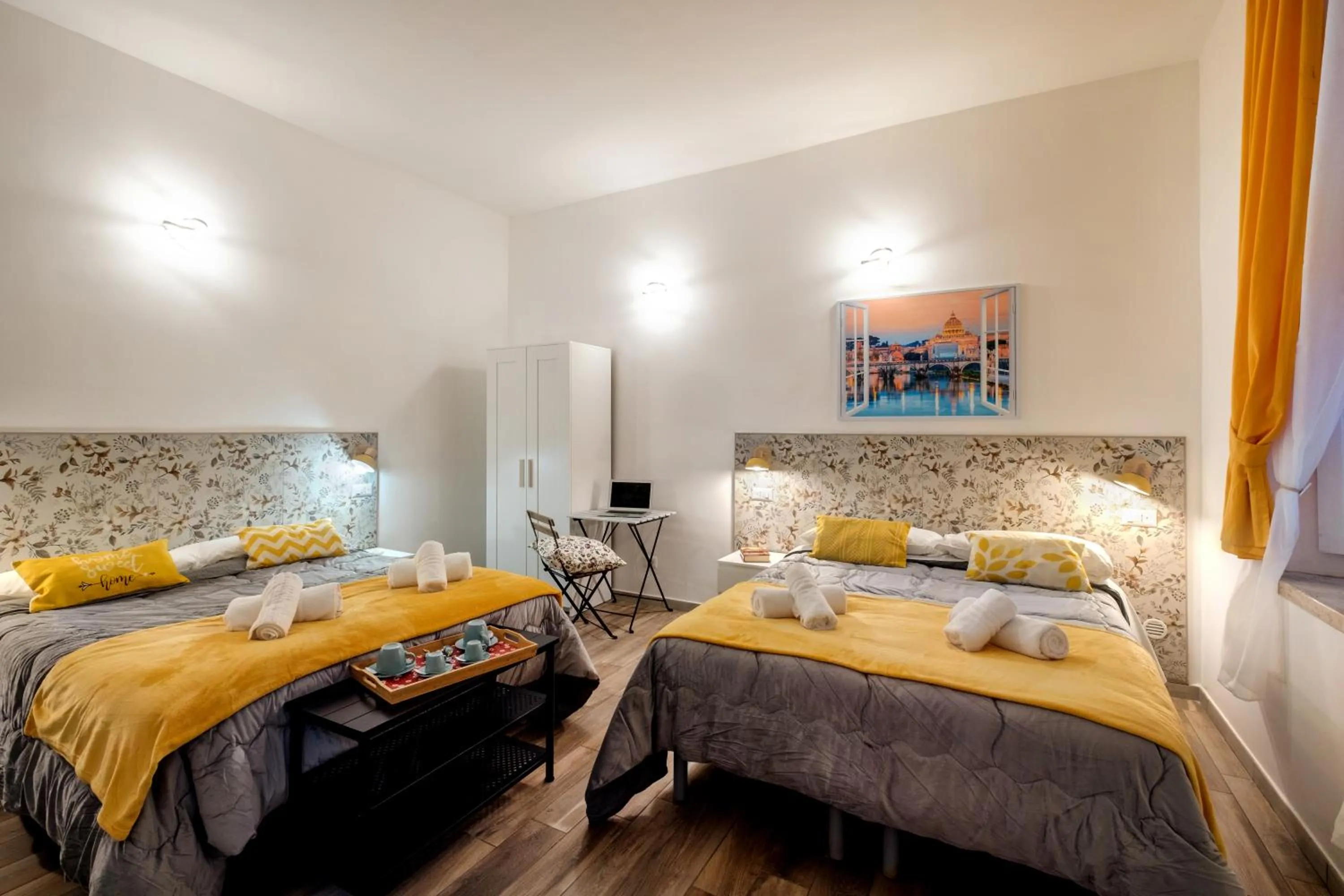 View (from property/room), Bed in Vatican36 Guest House