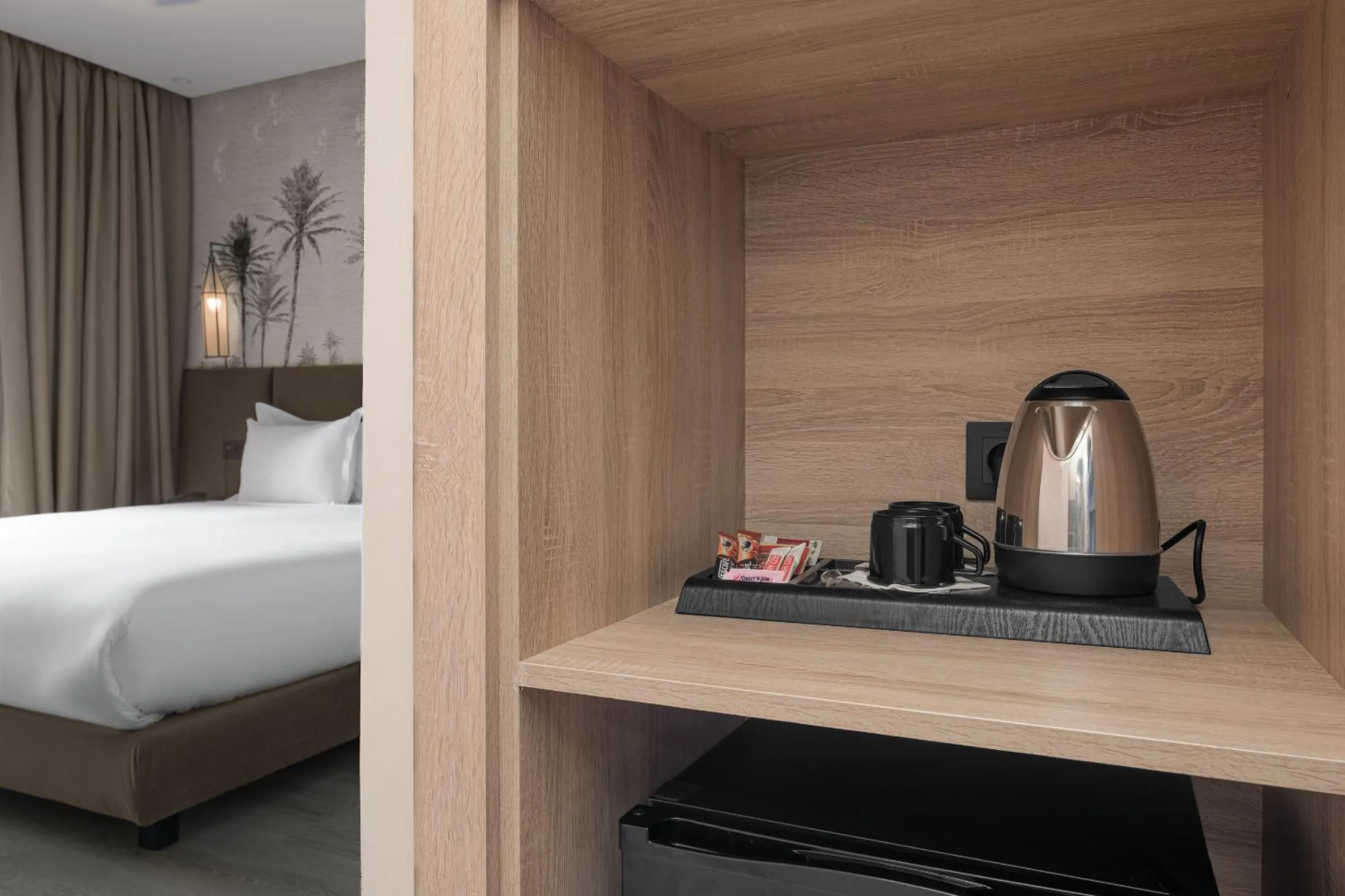 Coffee/tea facilities, Bed in Grand Plaza Marrakech