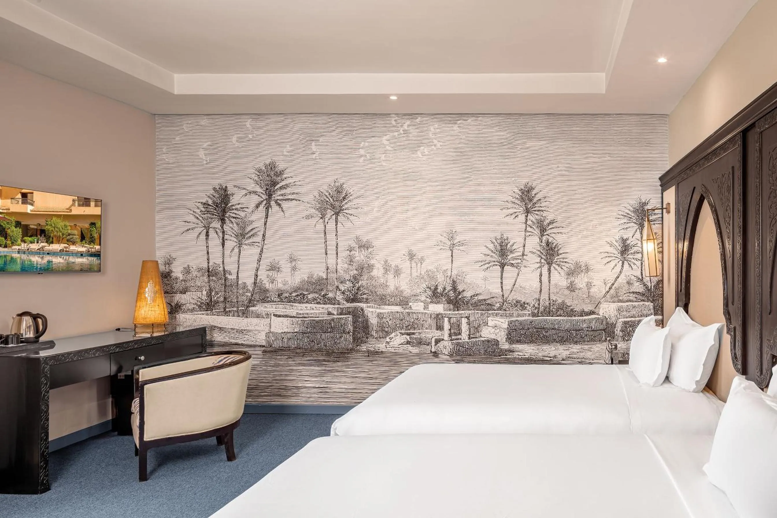 Bedroom, Bed in Grand Plaza Marrakech