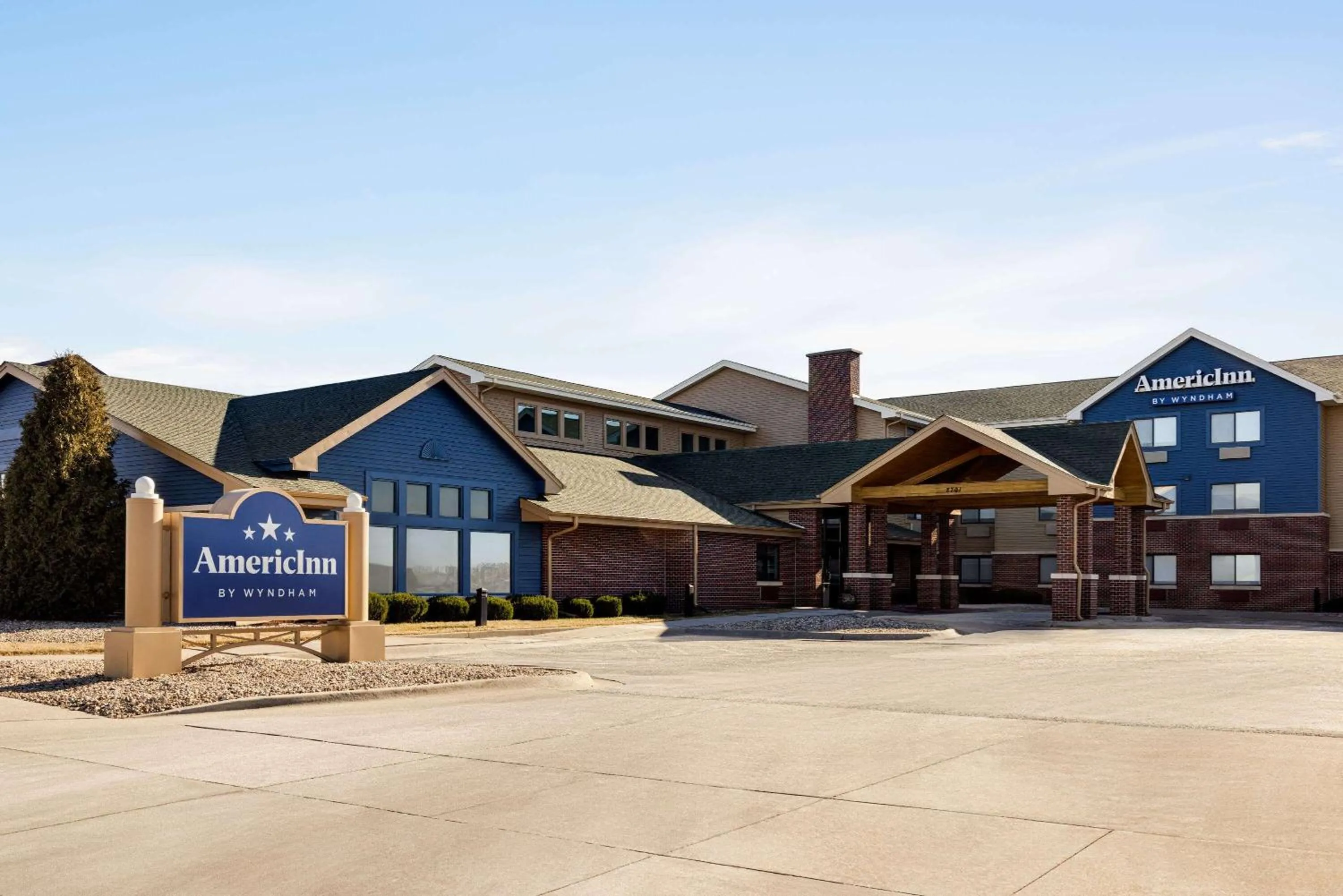 Property building in AmericInn by Wyndham Lincoln South