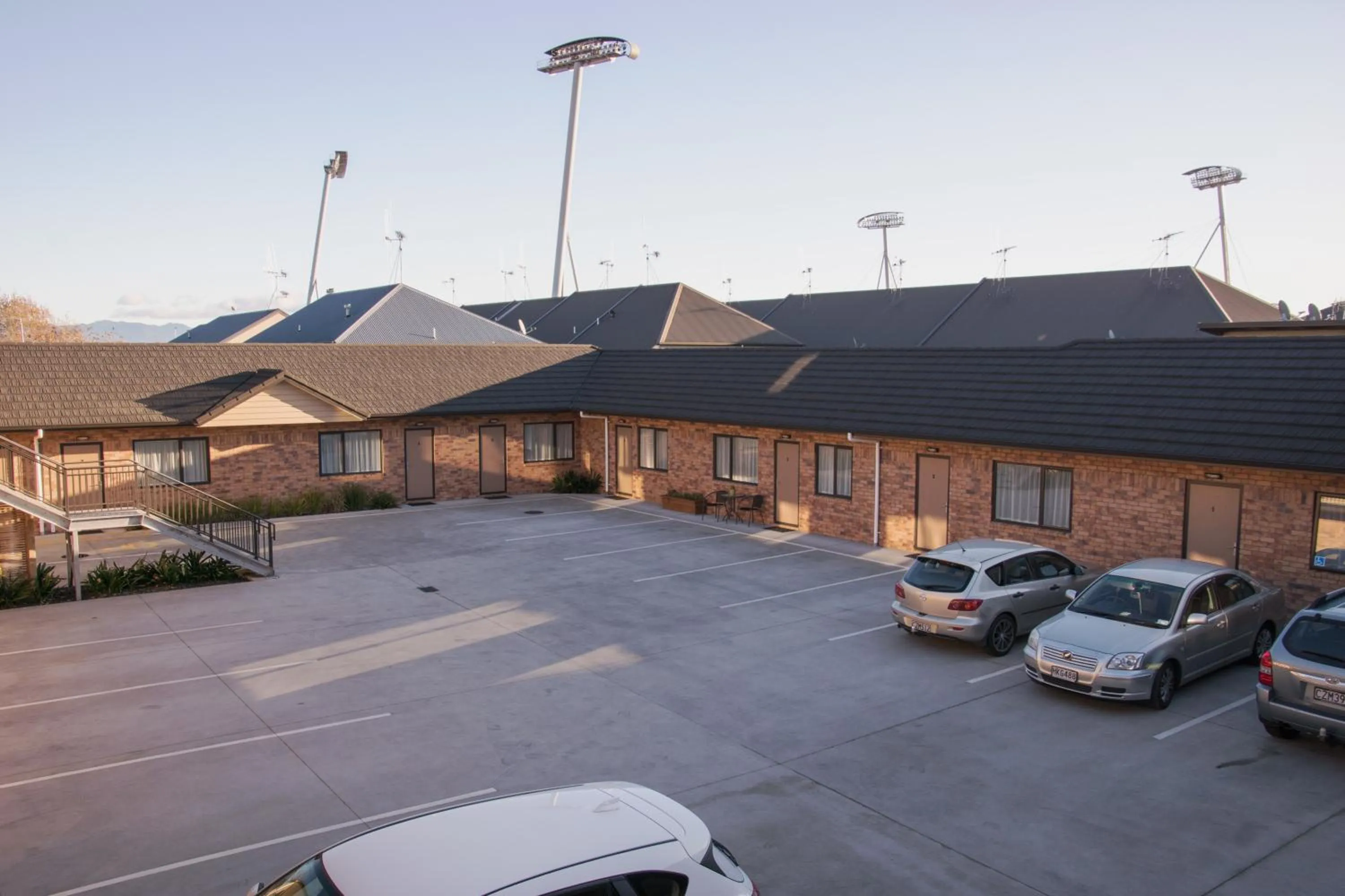 Bird's eye view in Arena Court Motel