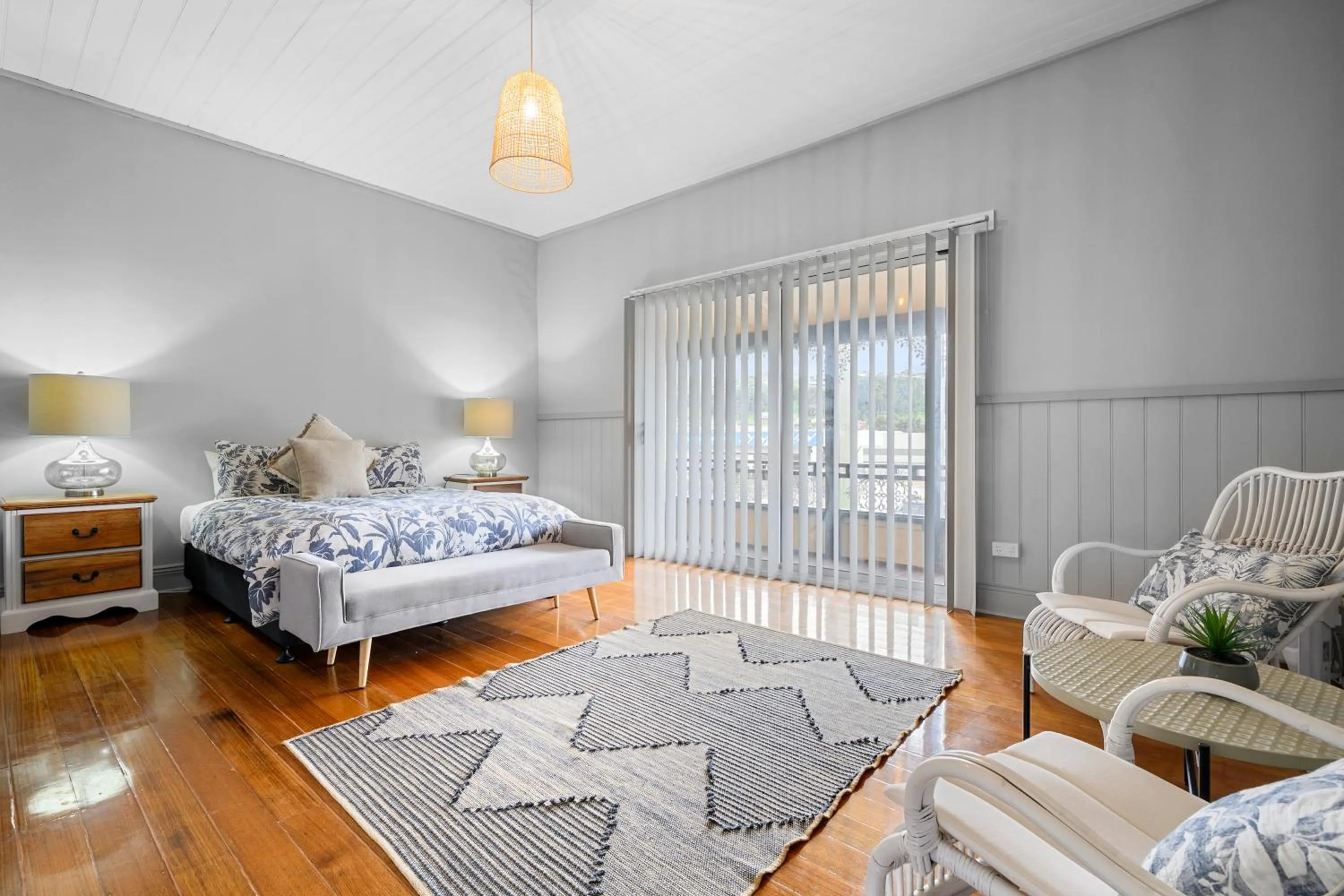 Bed in Burnie City Apartments