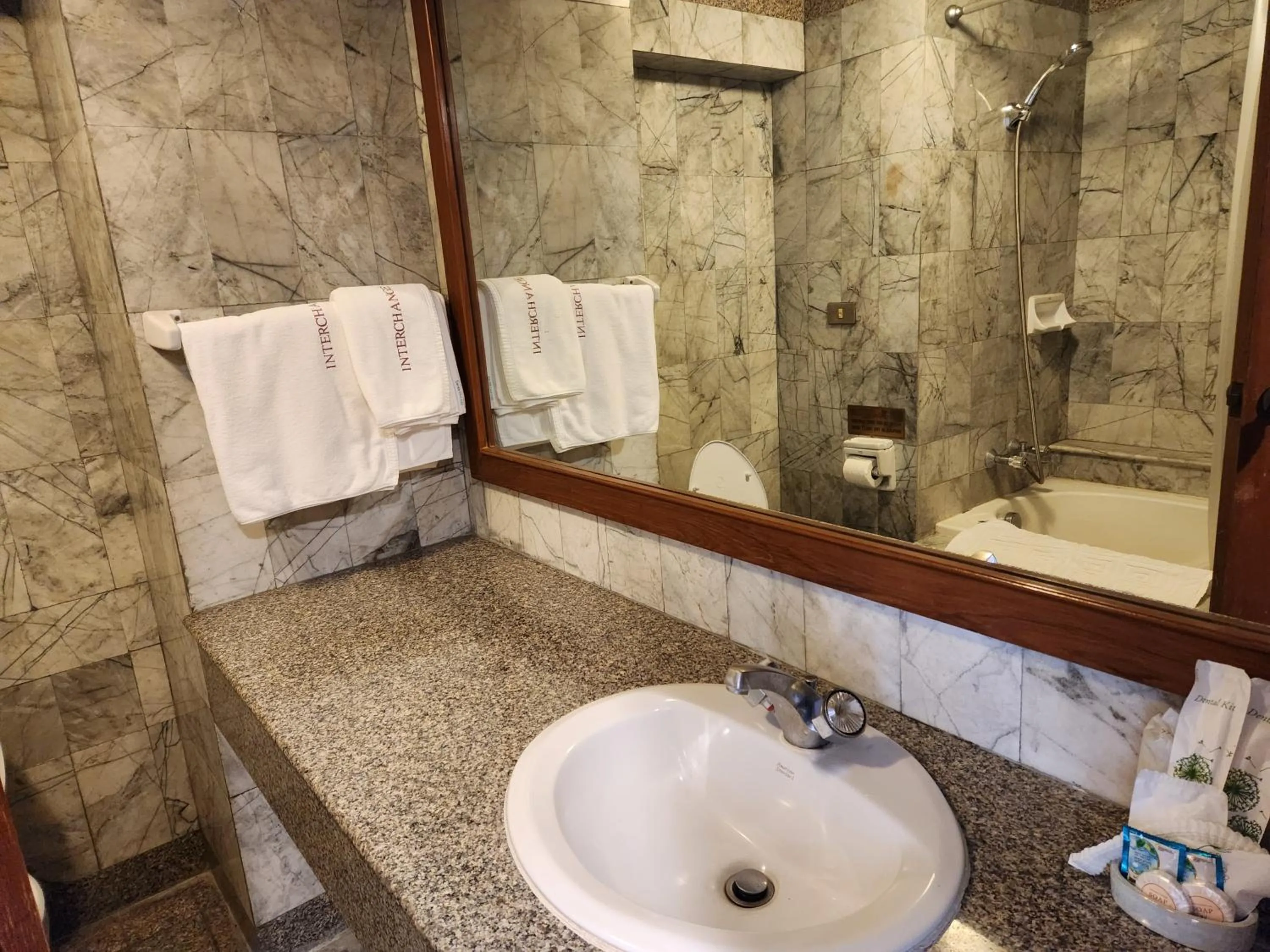 Bathroom in Interchange Tower Serviced Apartment - SHA Extra Plus