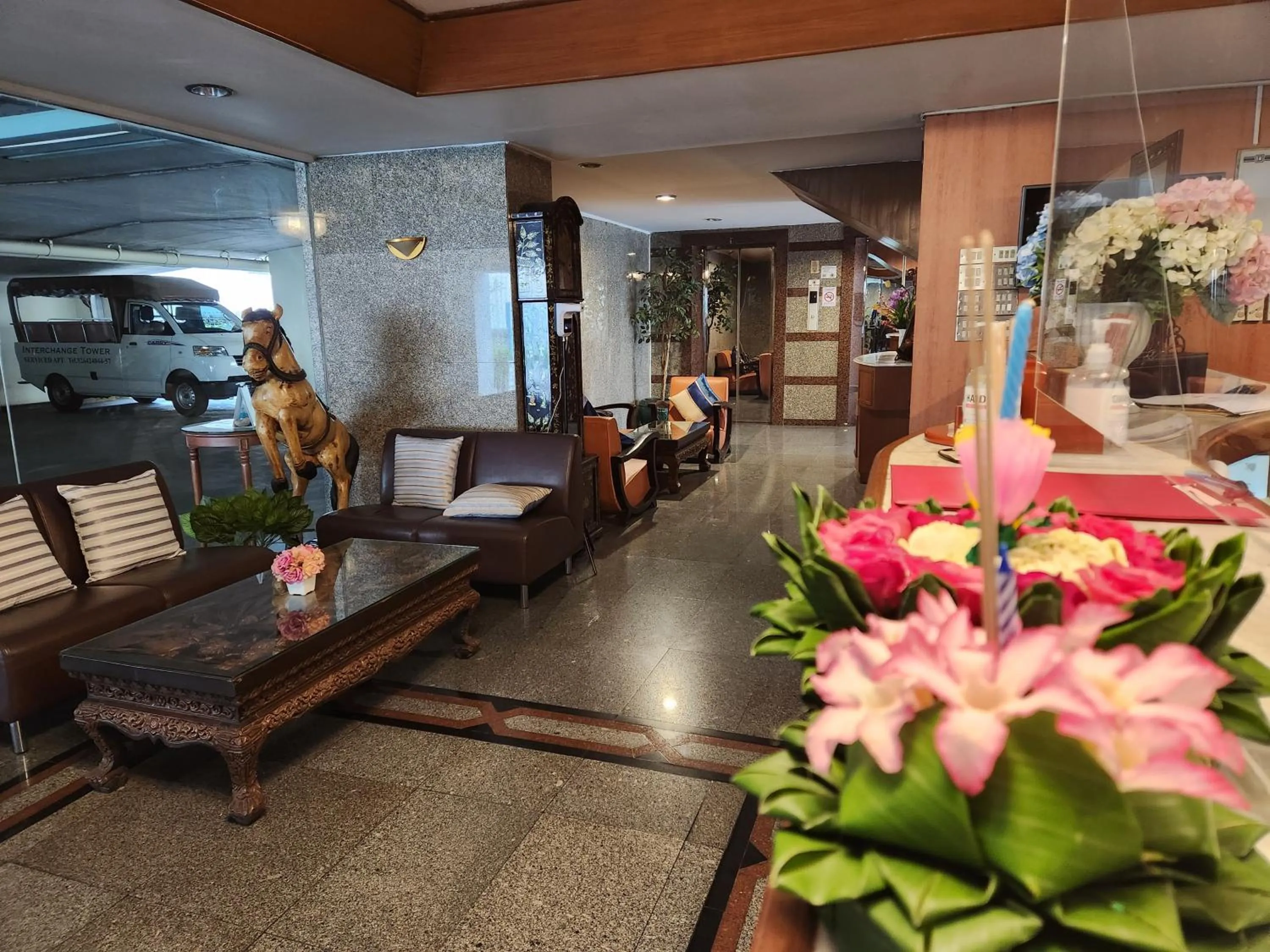 Lobby or reception in Interchange Tower Serviced Apartment - SHA Extra Plus