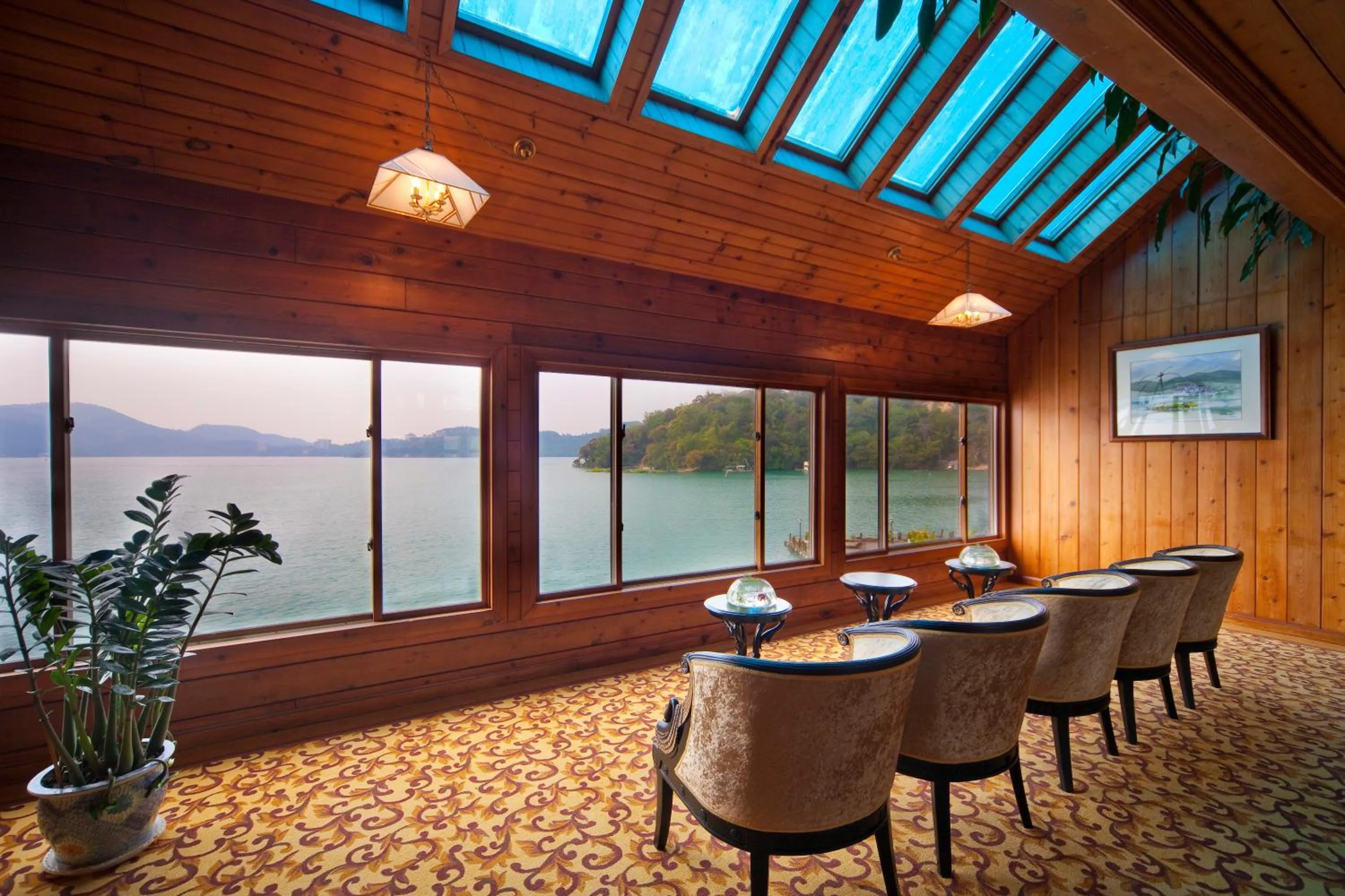 View (from property/room) in The Richforest Hotel- Sun Moon Lake