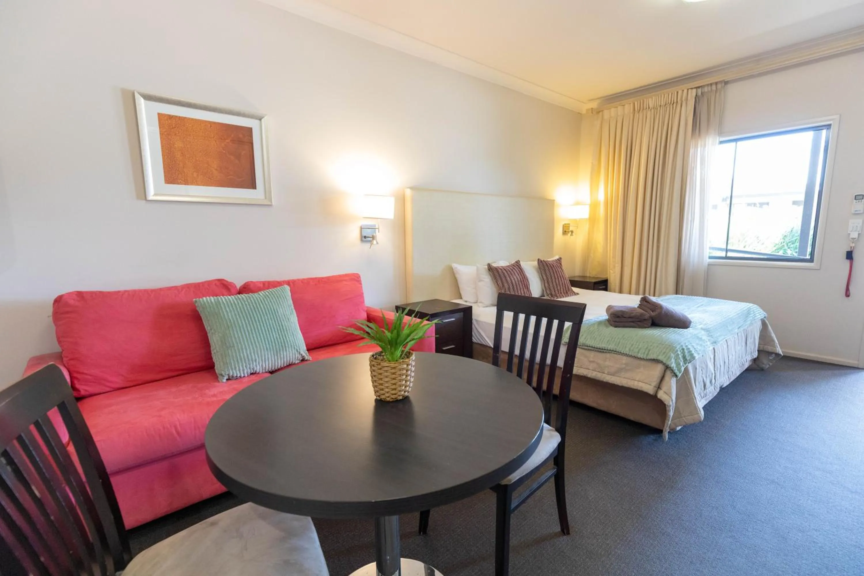 Bed in Highfields Motel Toowoomba