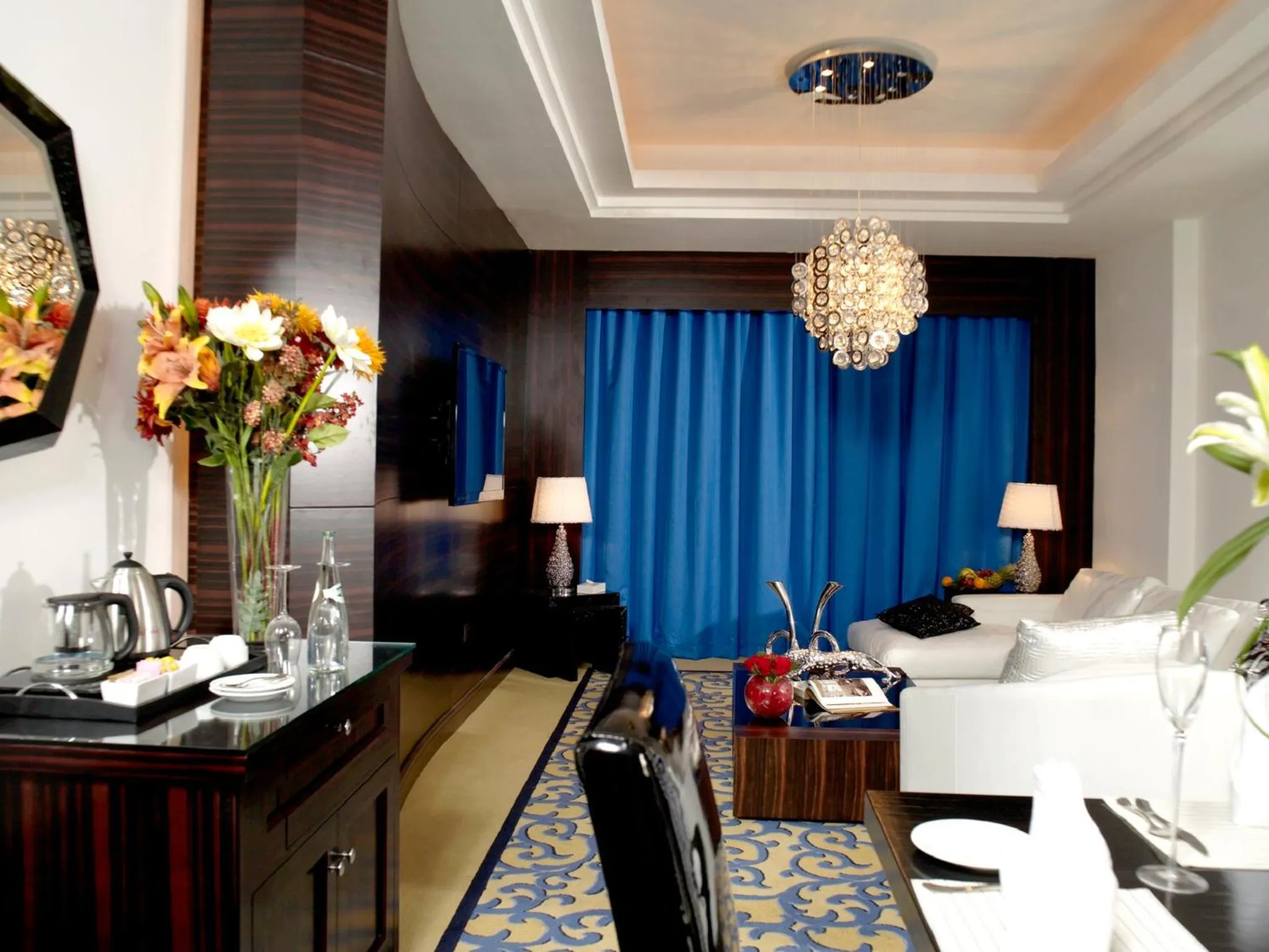 Living room in Nordic Palace and spa