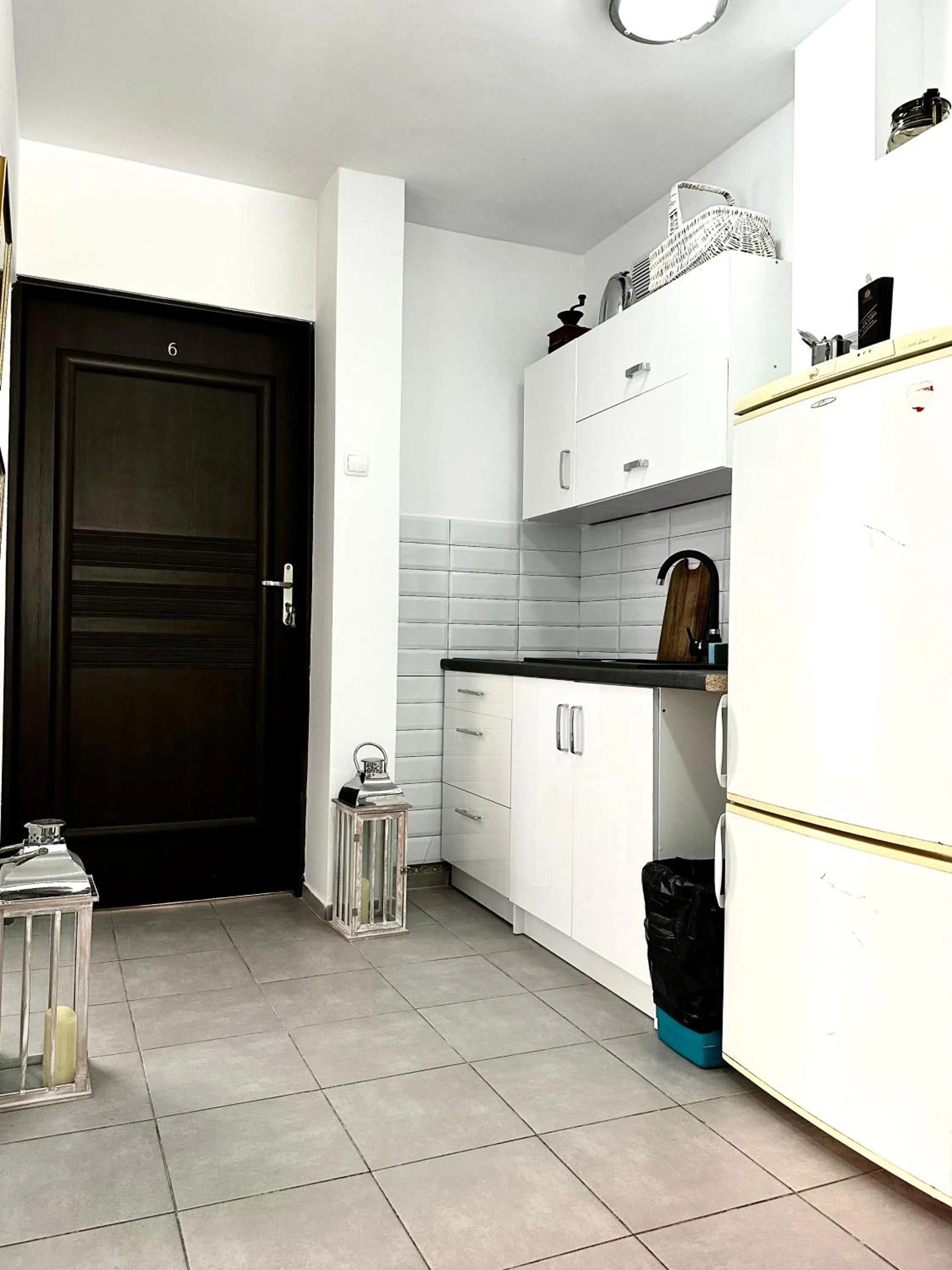 Kitchen or kitchenette in Pensjonat Jagoda B&B