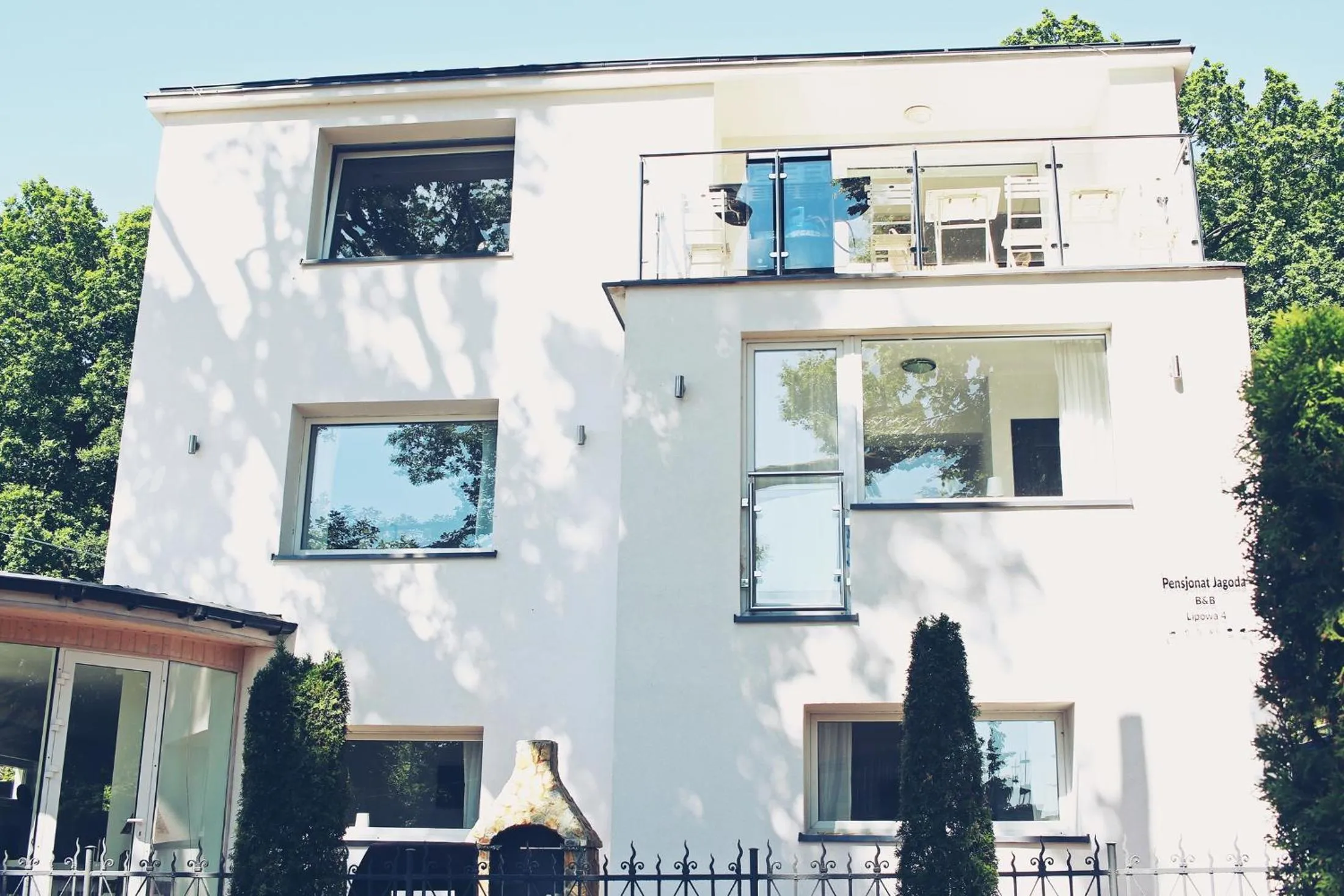 Property building in Pensjonat Jagoda B&B