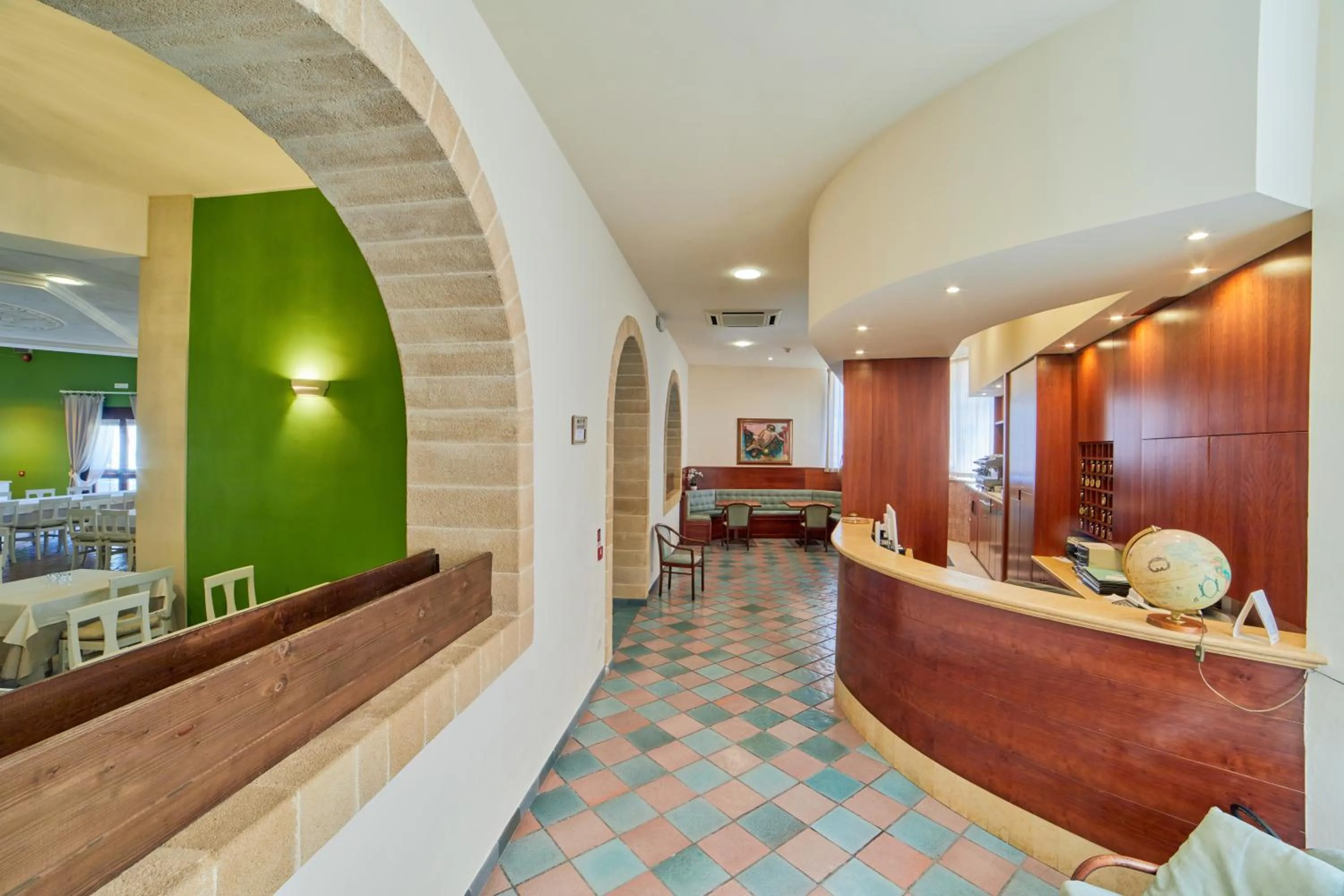 Lobby/Reception in Hotel dei Messapi