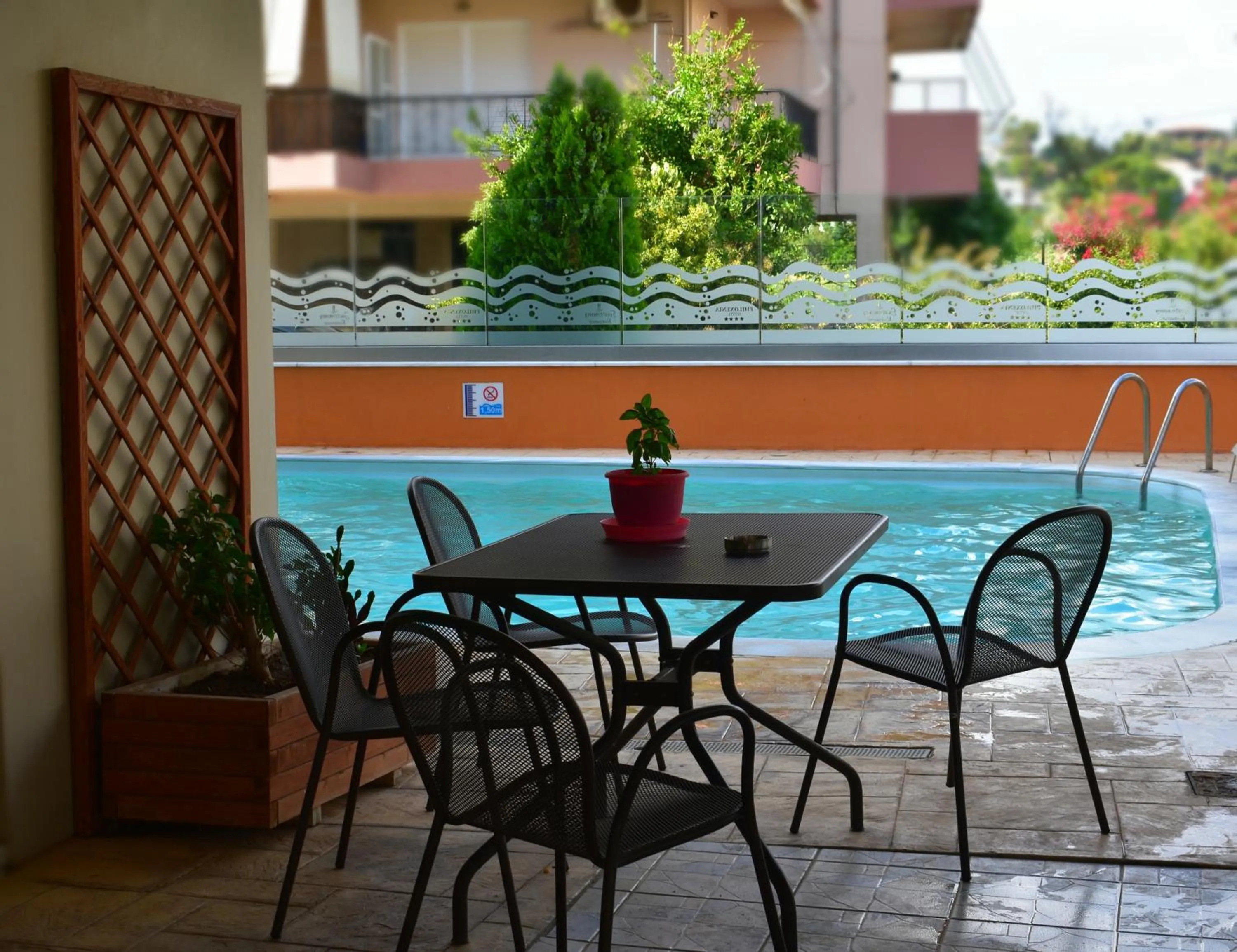 Swimming pool in Philoxenia Hotel