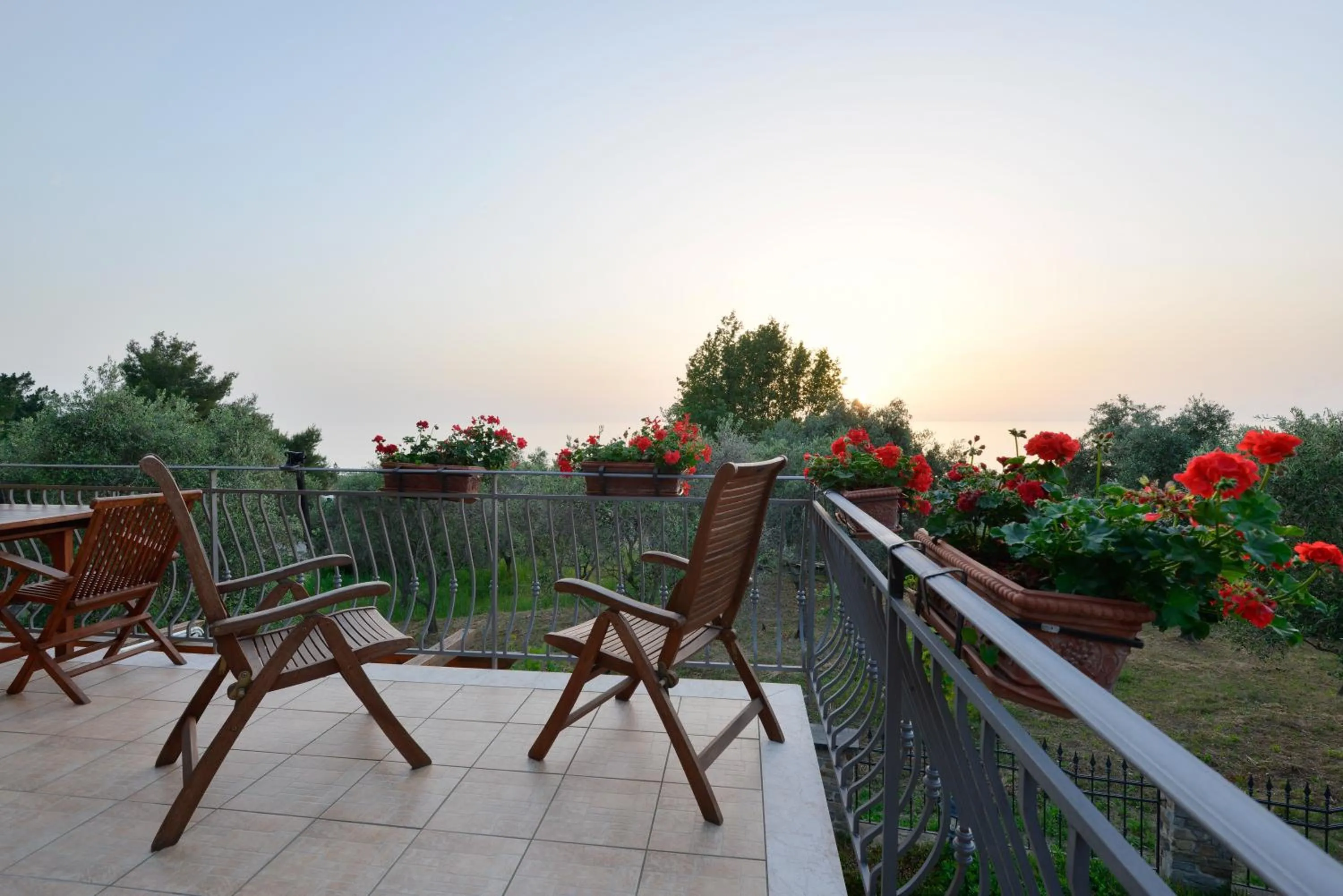 Balcony/Terrace in Villa Elaia