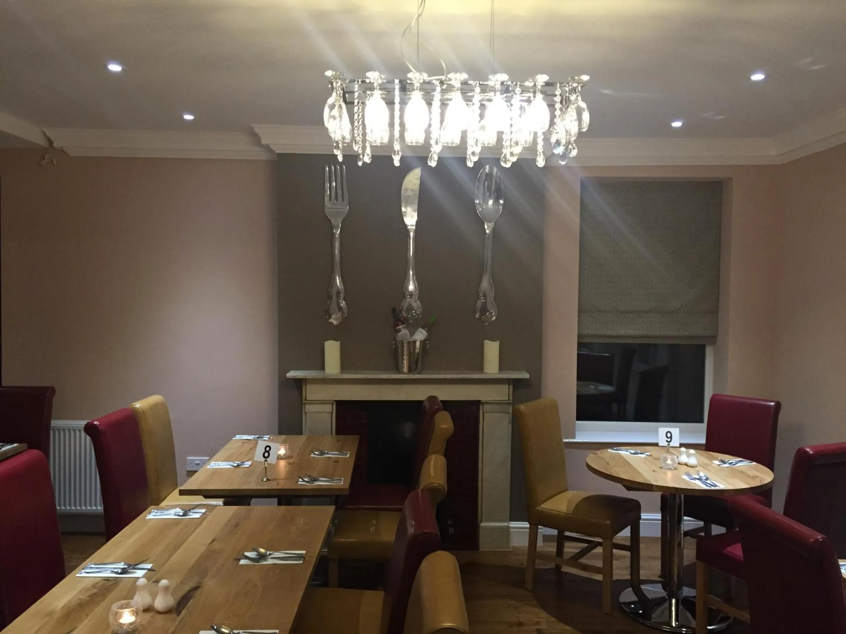 Dining area in The Royal Hotel