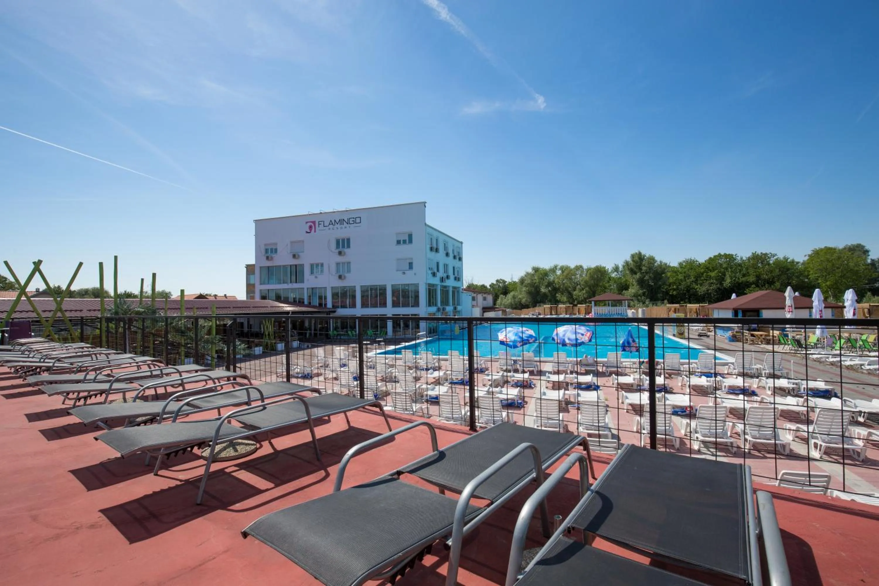 Property building in Flamingo Resort