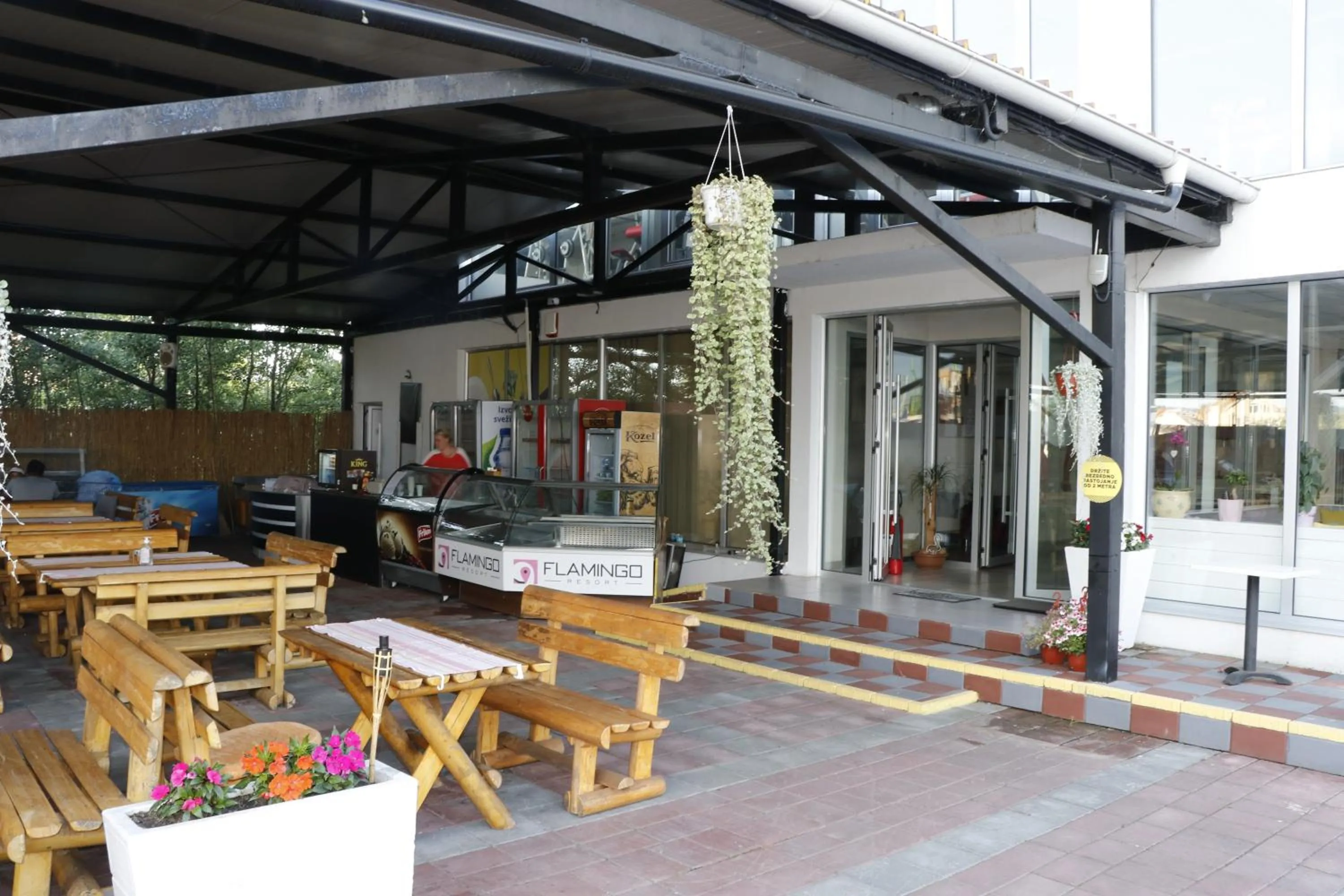 Patio in Flamingo Resort