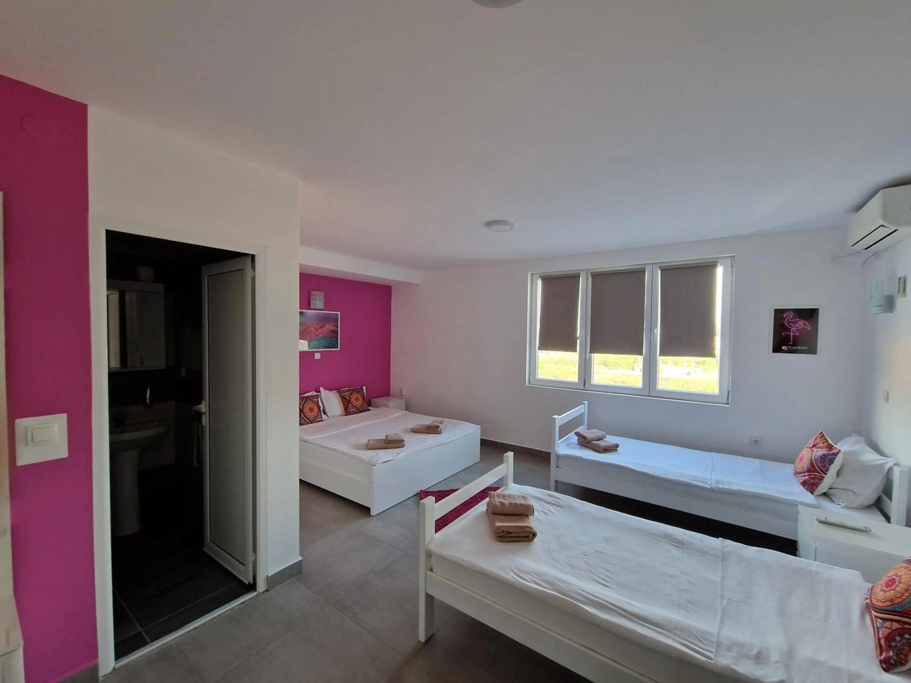 Bed in Flamingo Resort