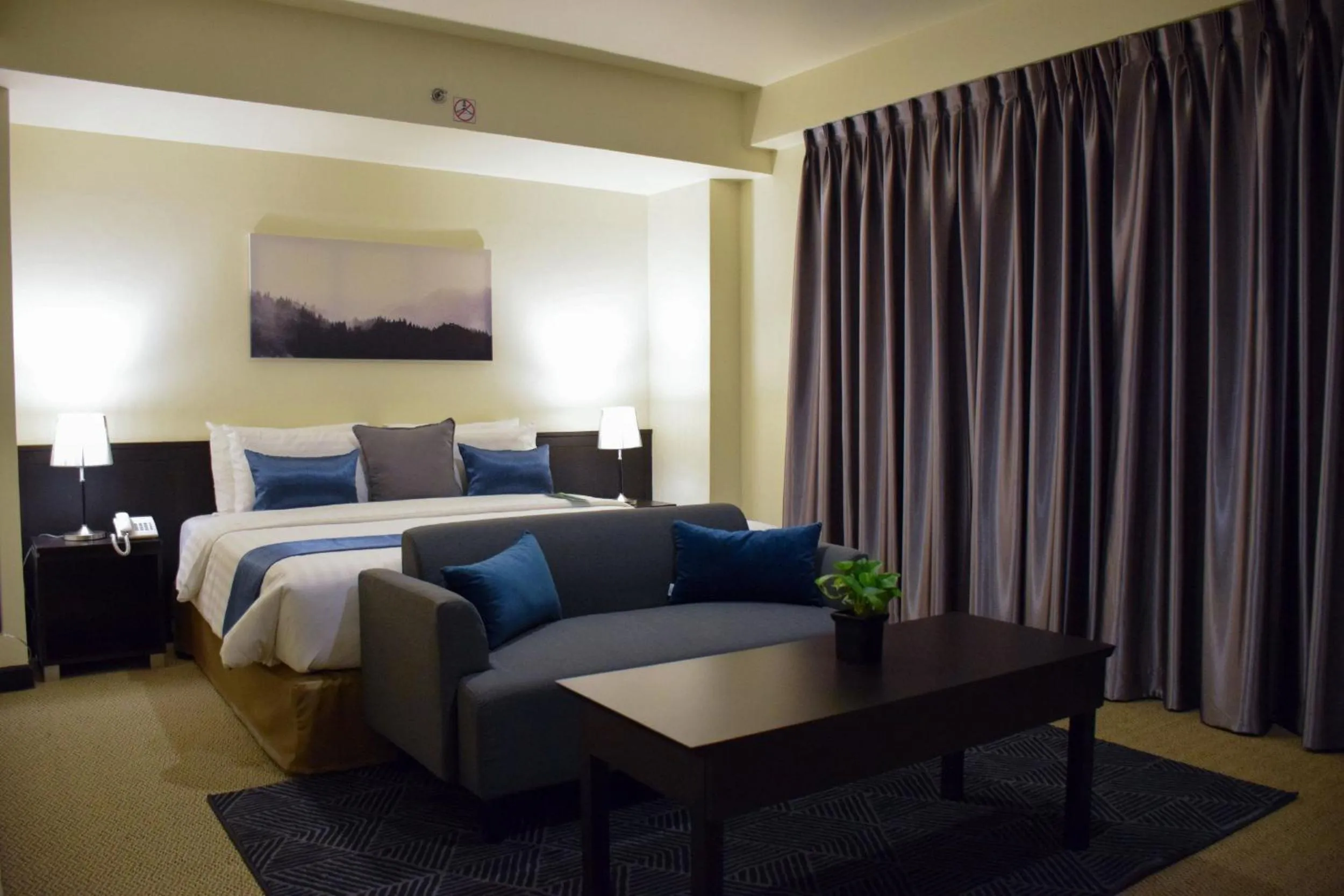 Photo of the whole room, Bed in The Color Living Hotel