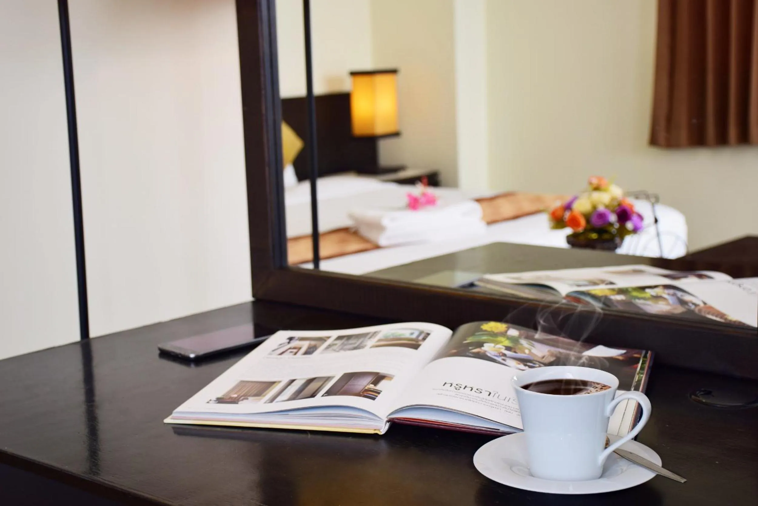 Decorative detail, Bed in The Color Living Hotel