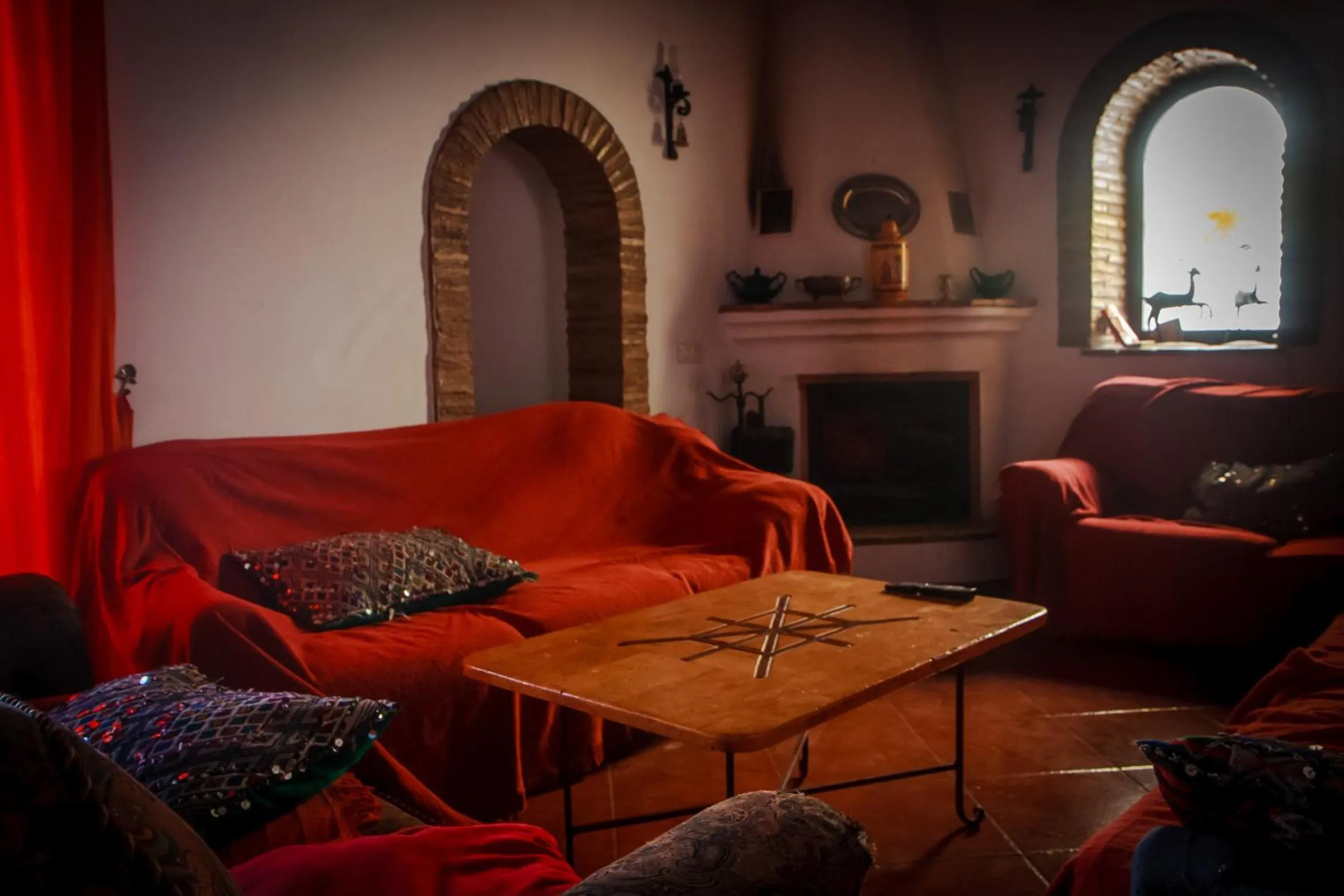 Communal lounge/ TV room, Seating Area in Posada La Casa Grande